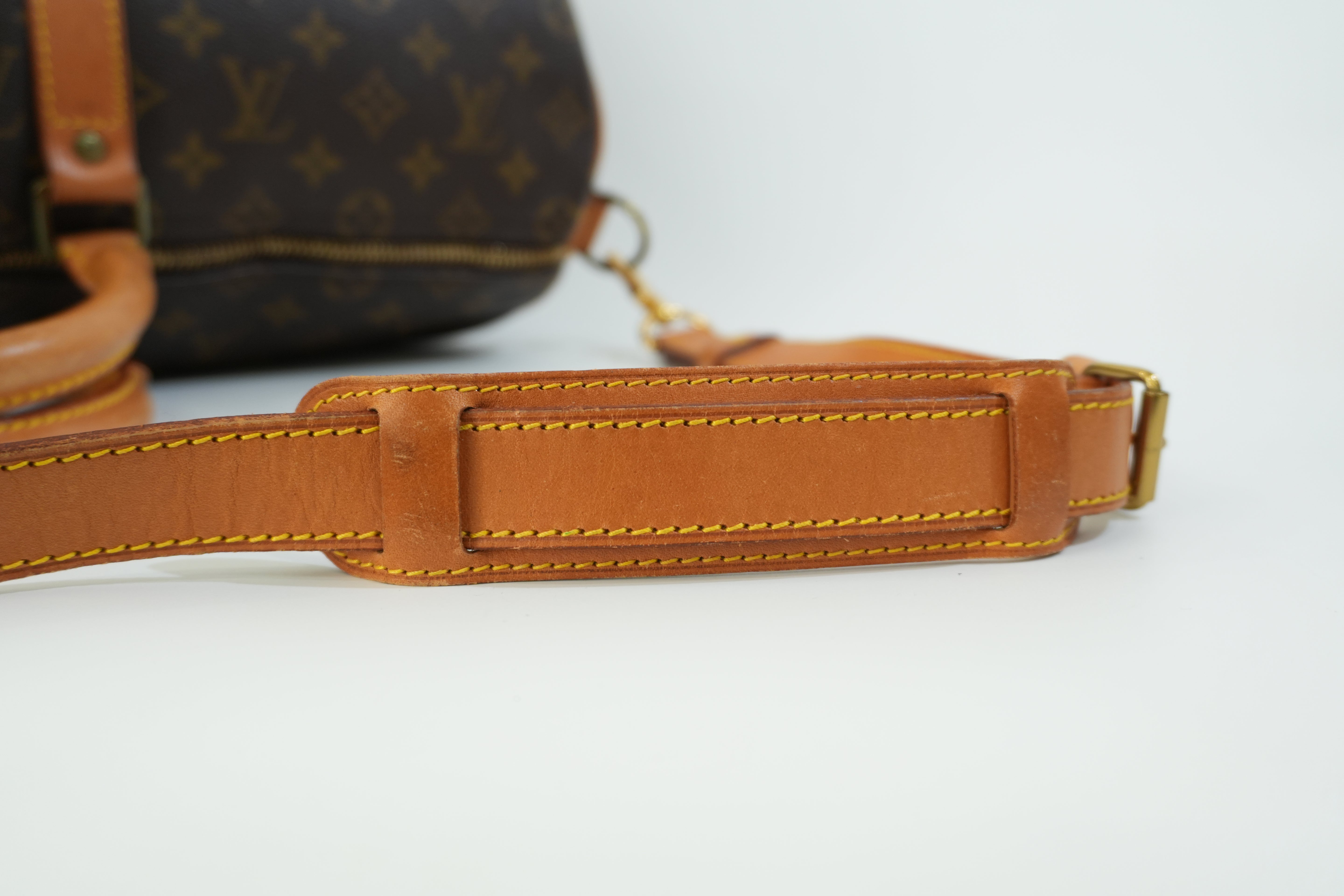 Pre-owned Louis Vuitton Monogram Keepall 50 Bandouliere Travel Bag Used