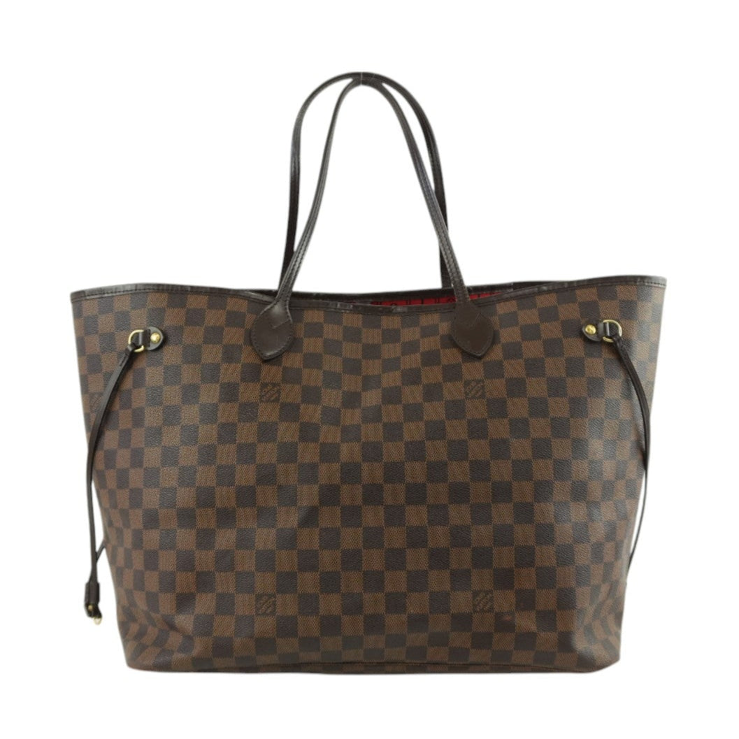 Louis Vuitton Damier Ebene Neverfull GM Shoulder Bag Used