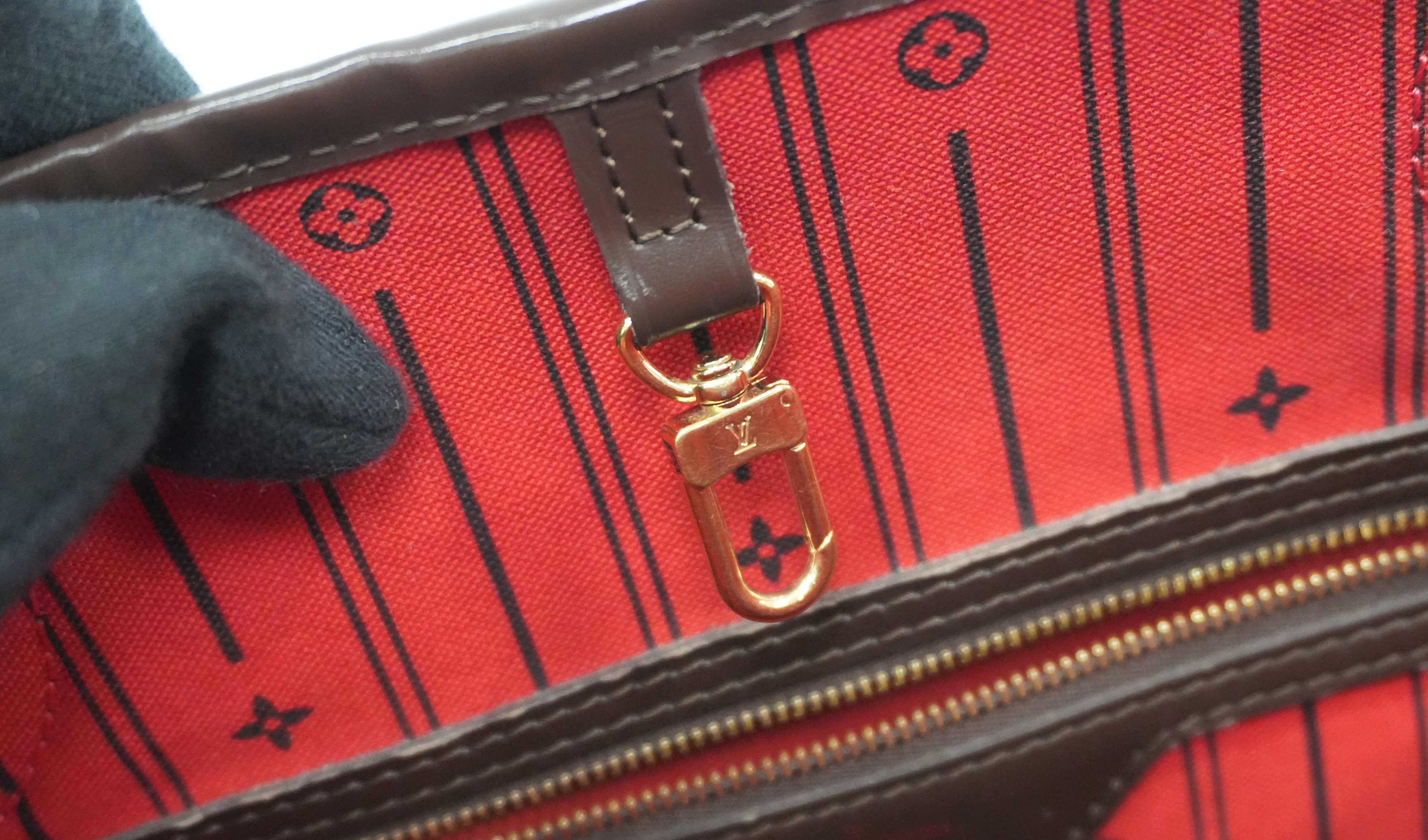 Louis Vuitton Damier Ebene Neverfull GM Shoulder Bag Used