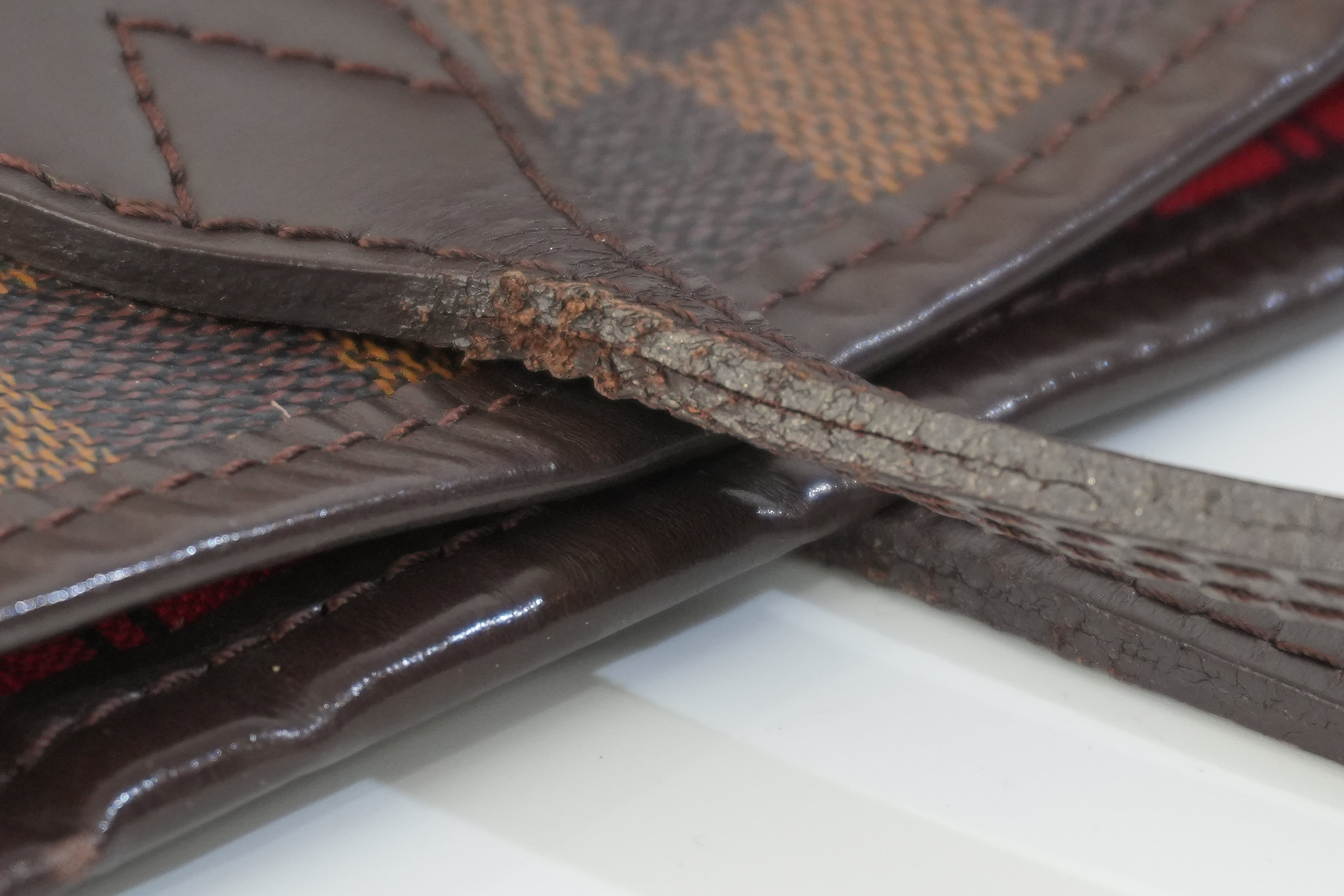 Pre-owned Louis Vuitton Damier Ebene Neverfull MM Tote Bag Used