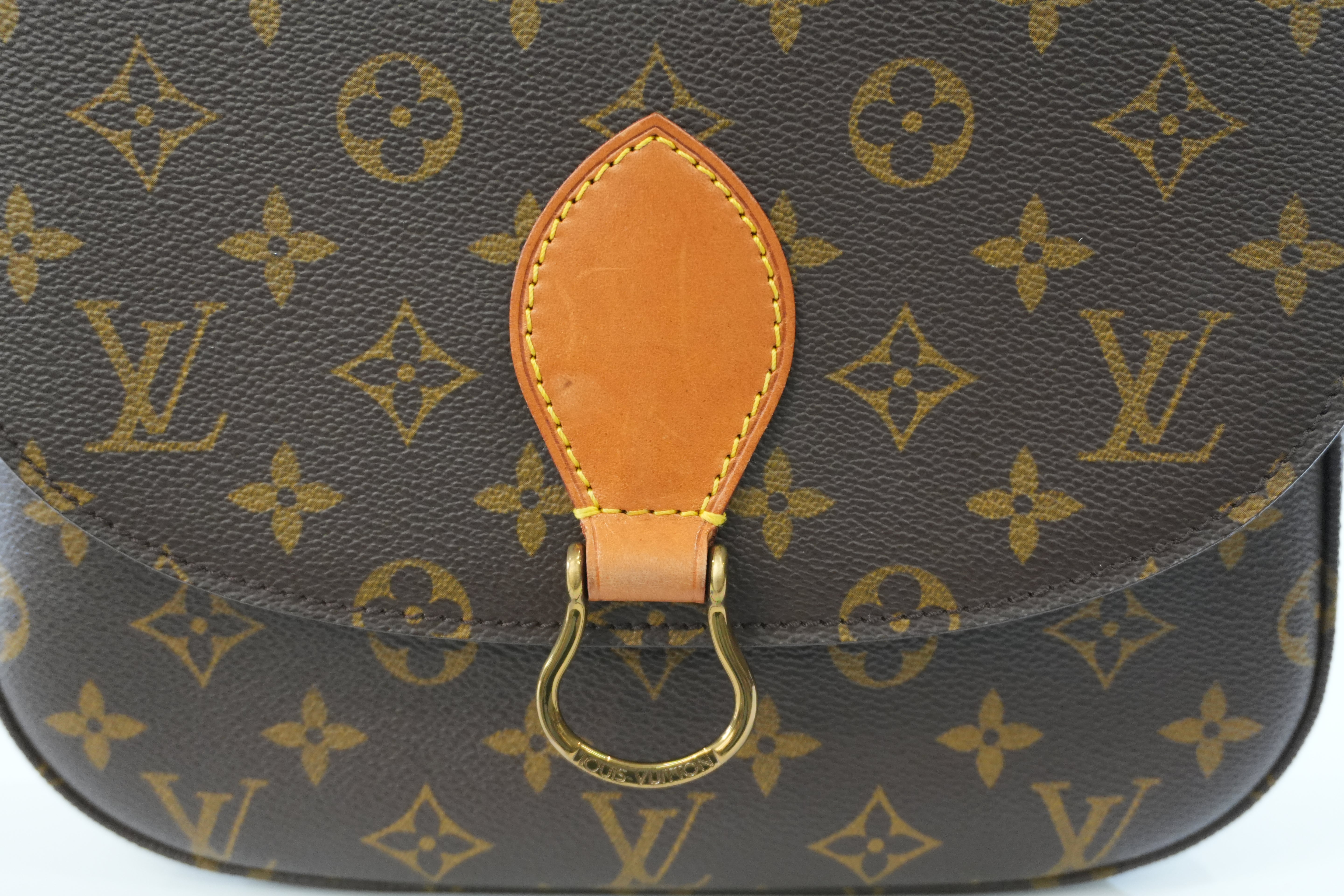 Pre-owned Louis Vuitton Monogram Saint Cloud GM Shoulder Bag Used