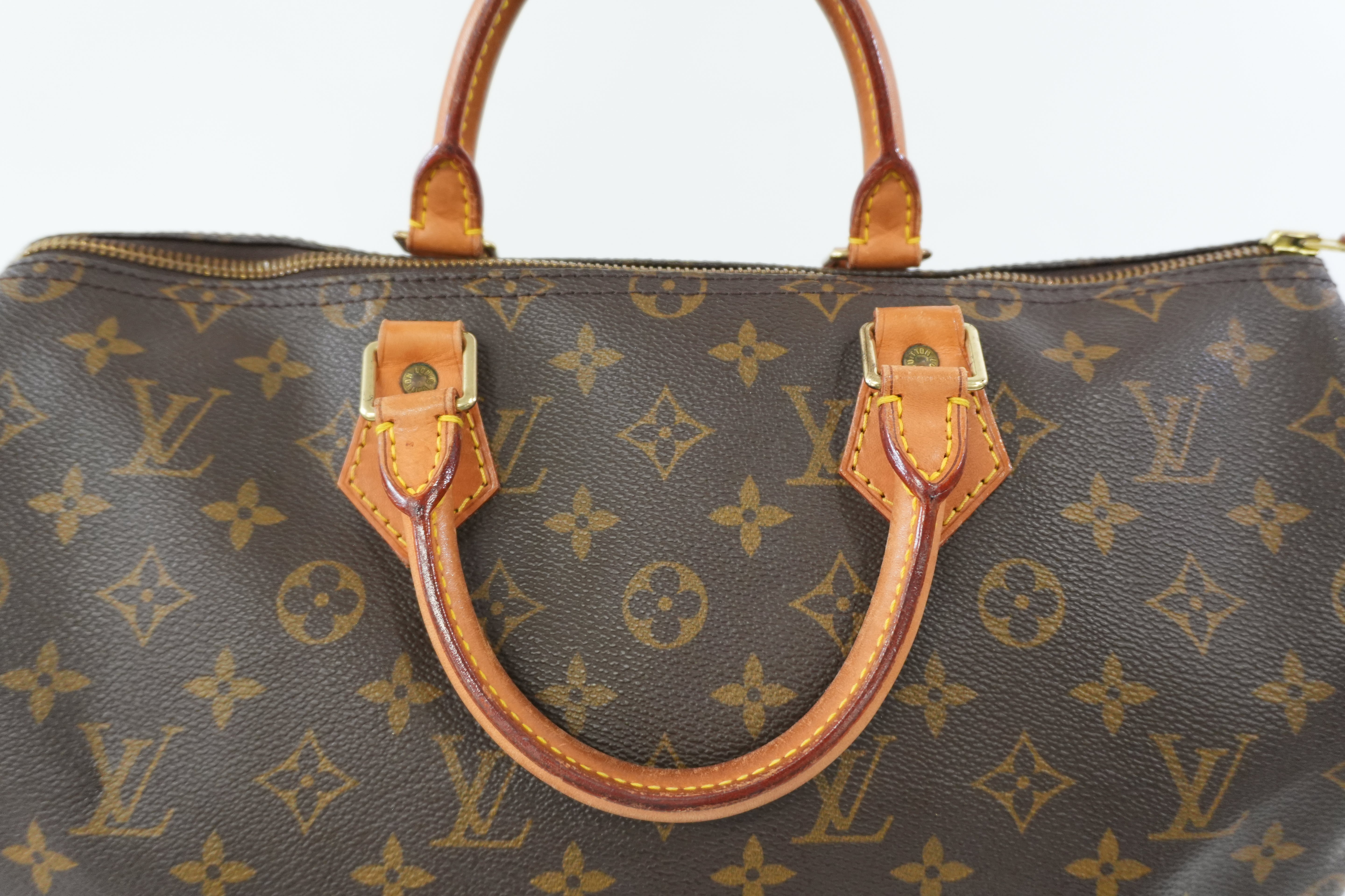 Pre-owned Louis Vuitton Monogram Speedy 35 Handbag Used