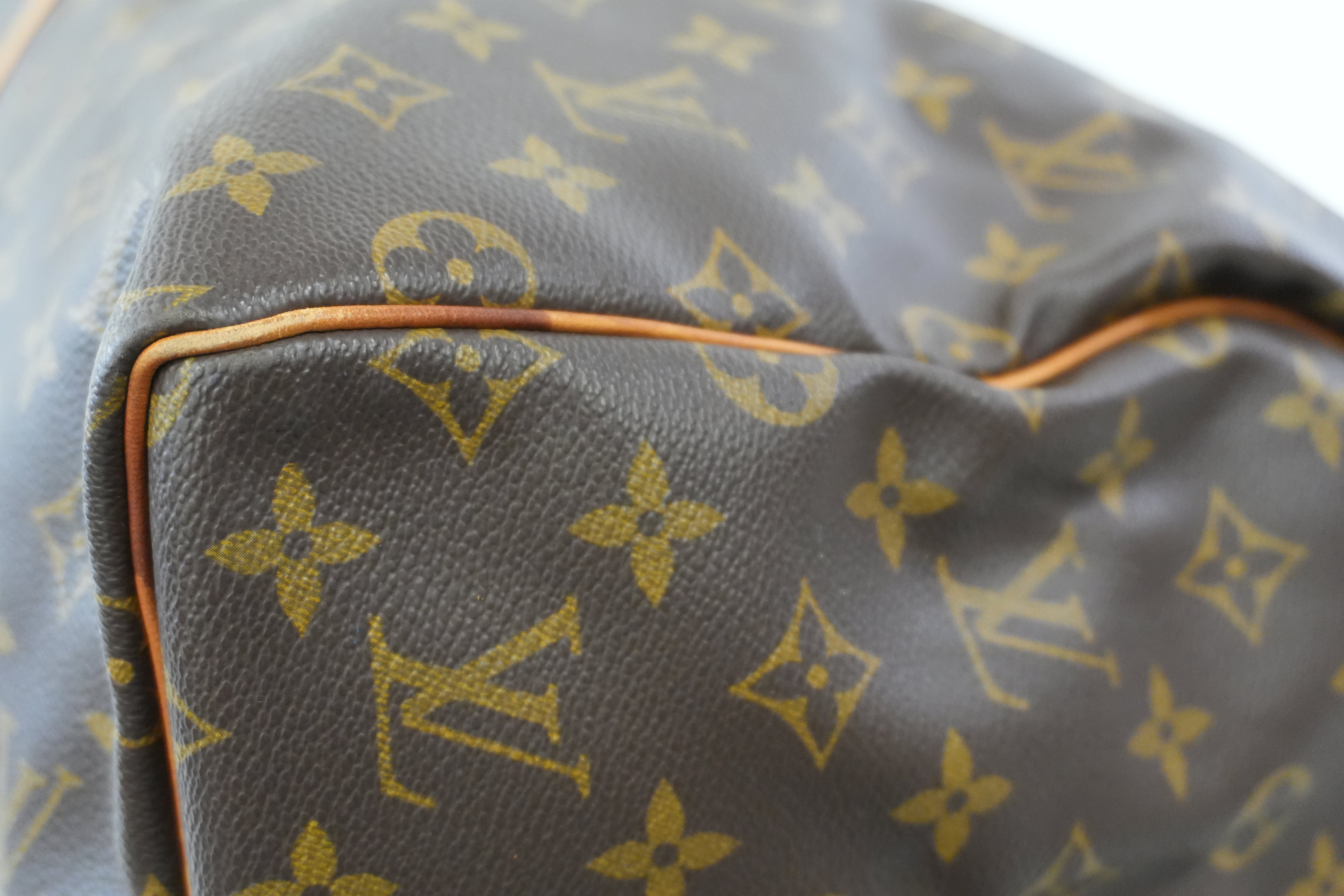 Pre-owned Louis Vuitton Monogram Keepall 55 Bandouliere Used