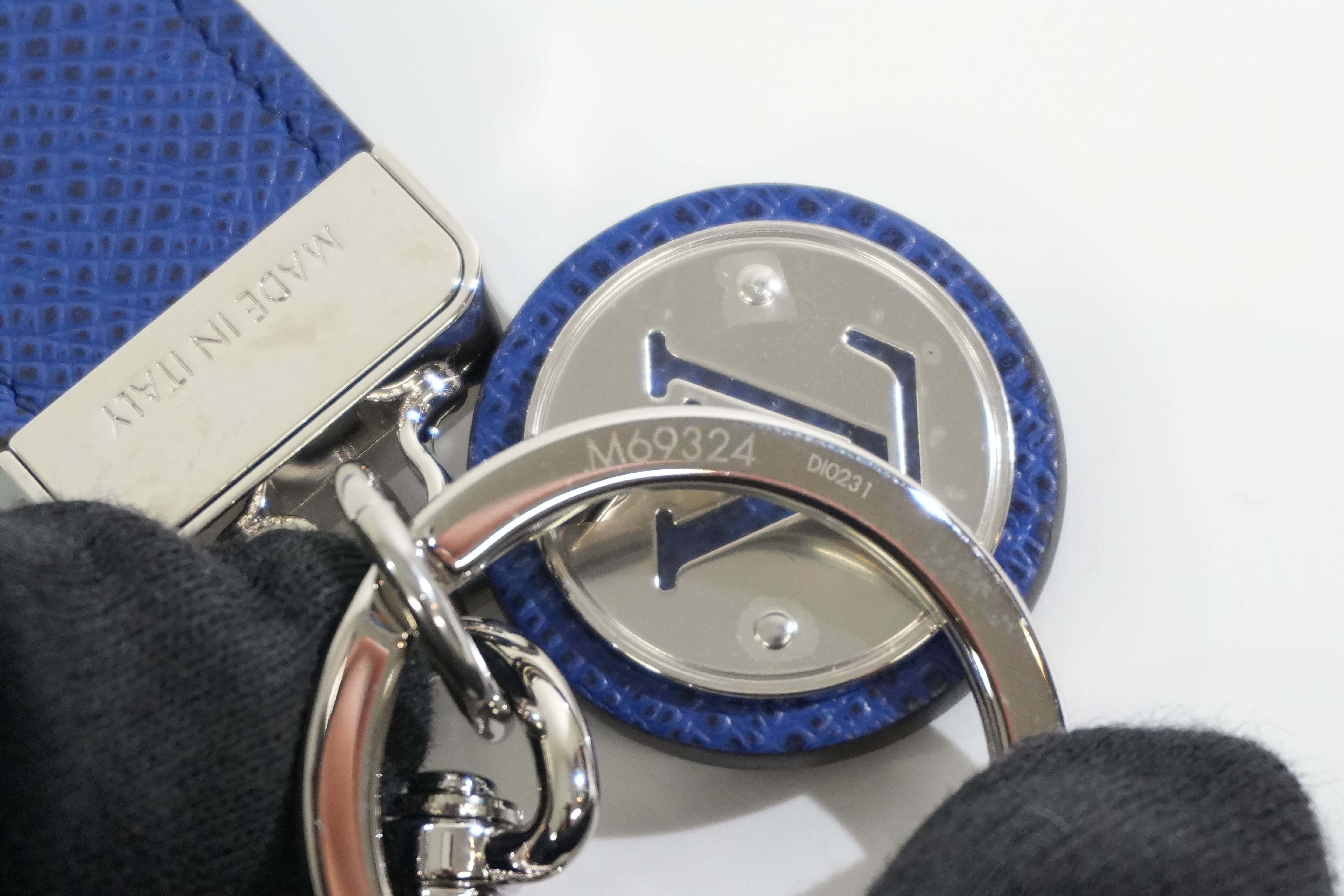 Louis Vuitton Metal Bag Charm Blue Used