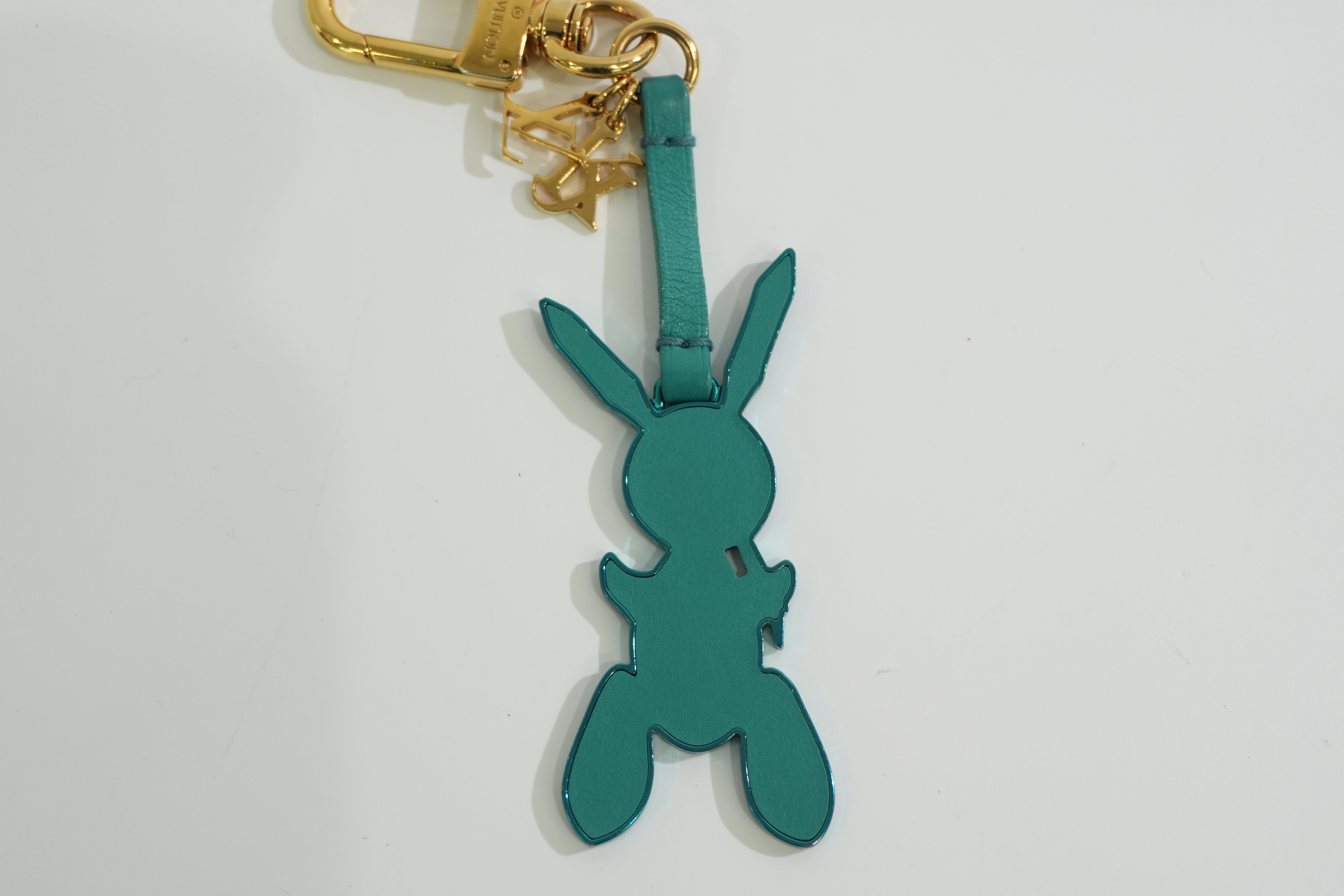 Louis Vuitton Bunny Bag Charm Blue Used