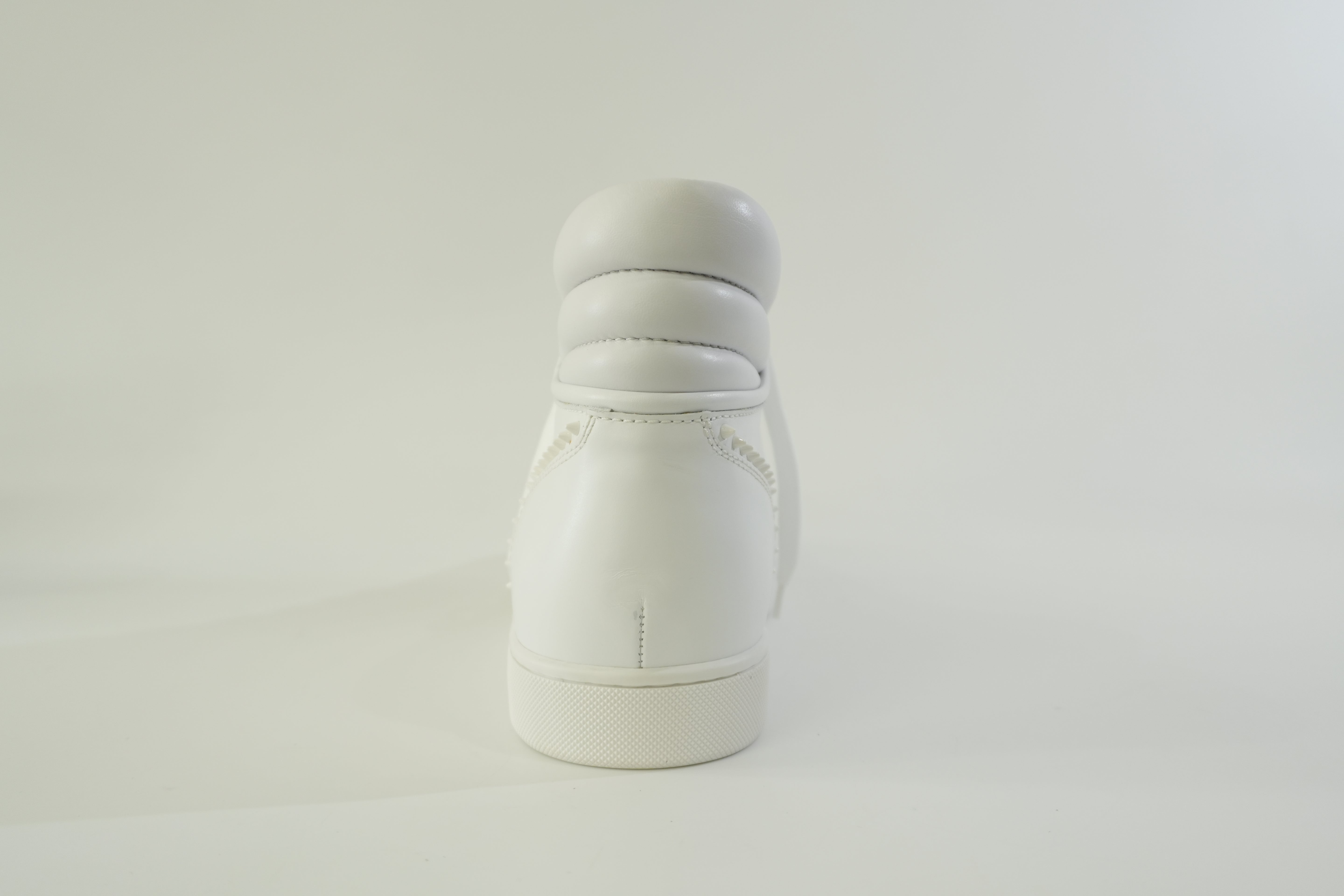 Pre-owned Christian Louboutin Sneakers Size 12 White Used