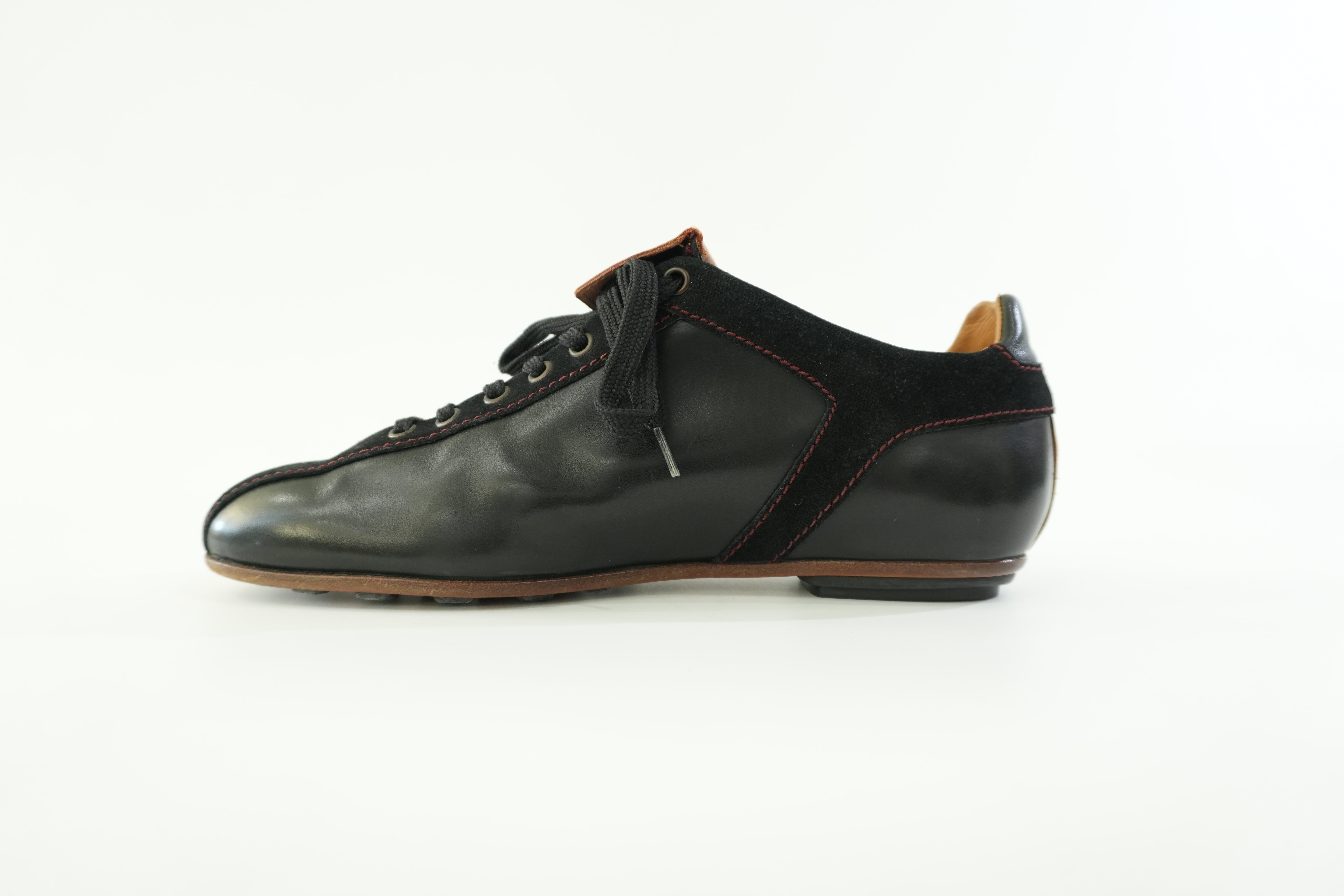 Pre-owned Louis Vuitton Leather Shoes Size 7 Black Used