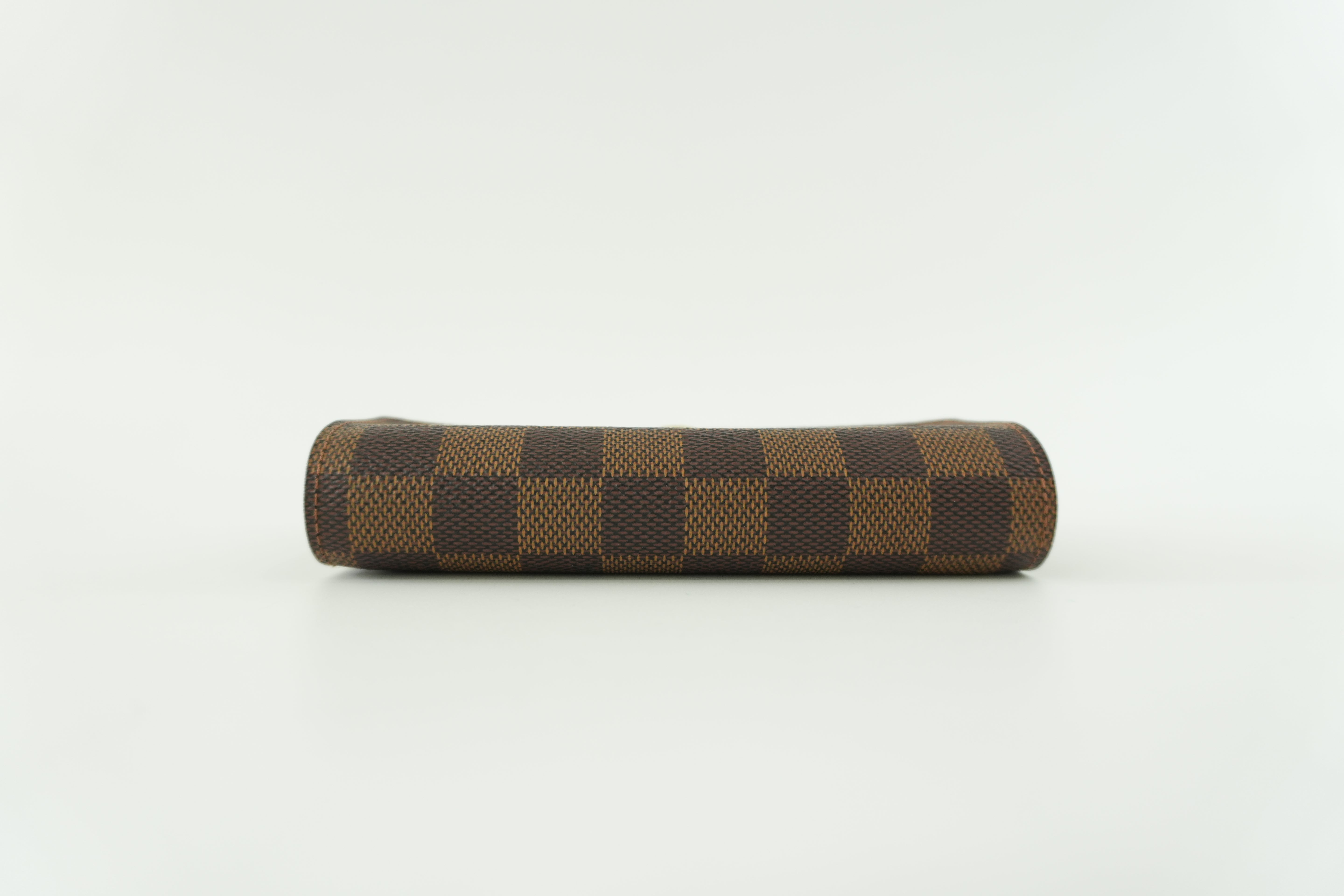 Louis Vuitton Damier Ebene Short Wallet Used