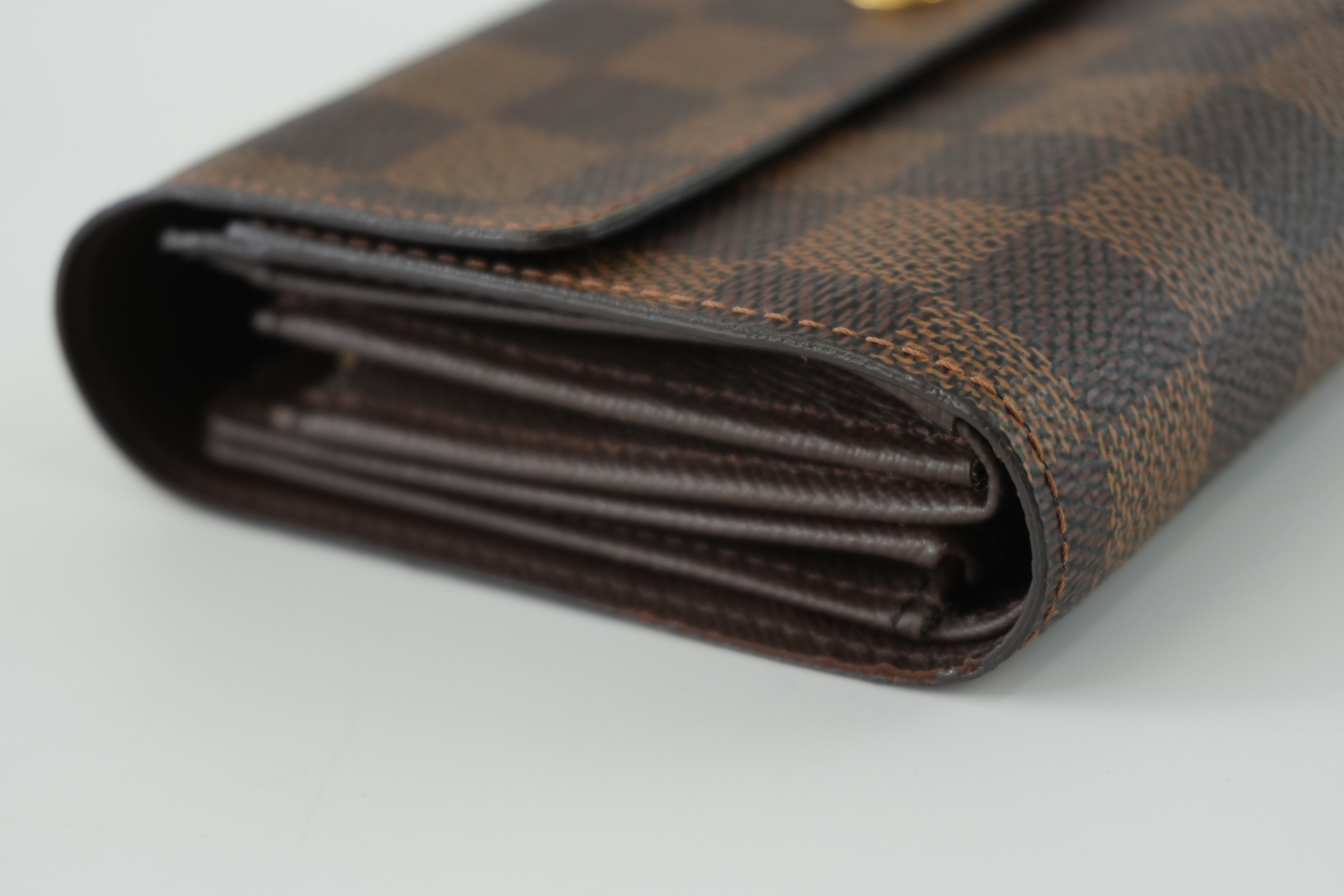 Louis Vuitton Damier Ebene Short Wallet Used