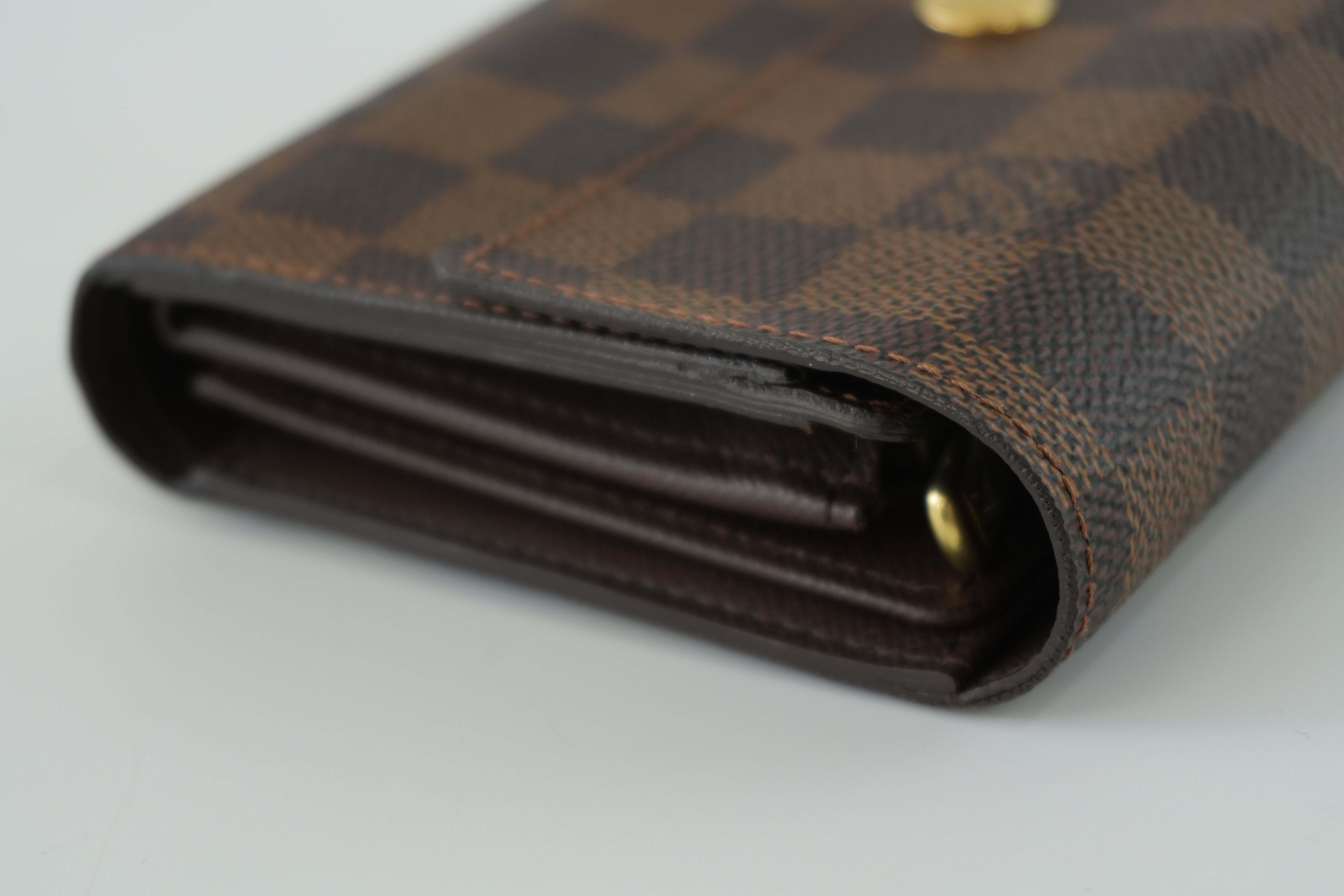 Louis Vuitton Damier Ebene Short Wallet Used