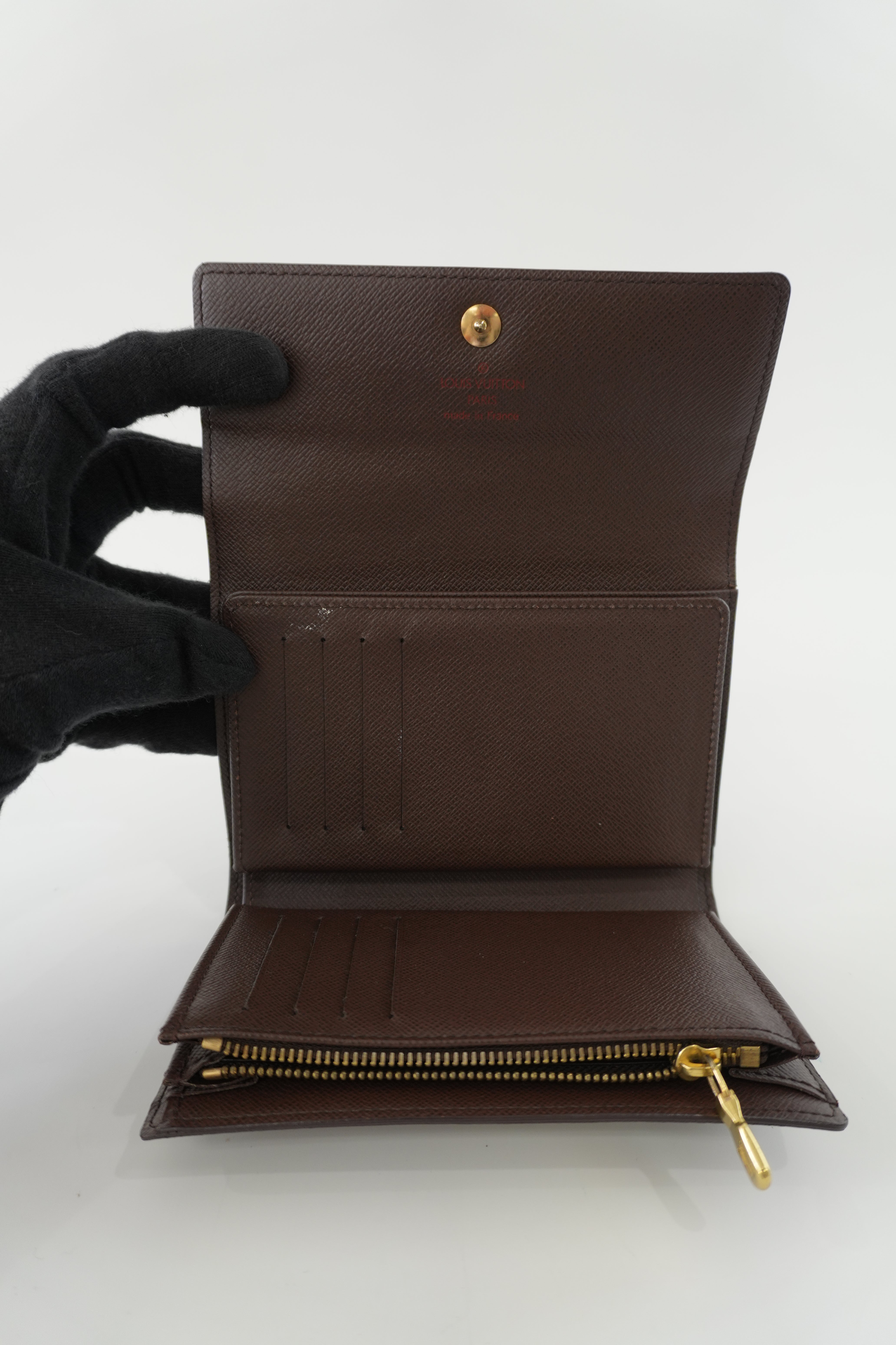 Louis Vuitton Damier Ebene Short Wallet Used