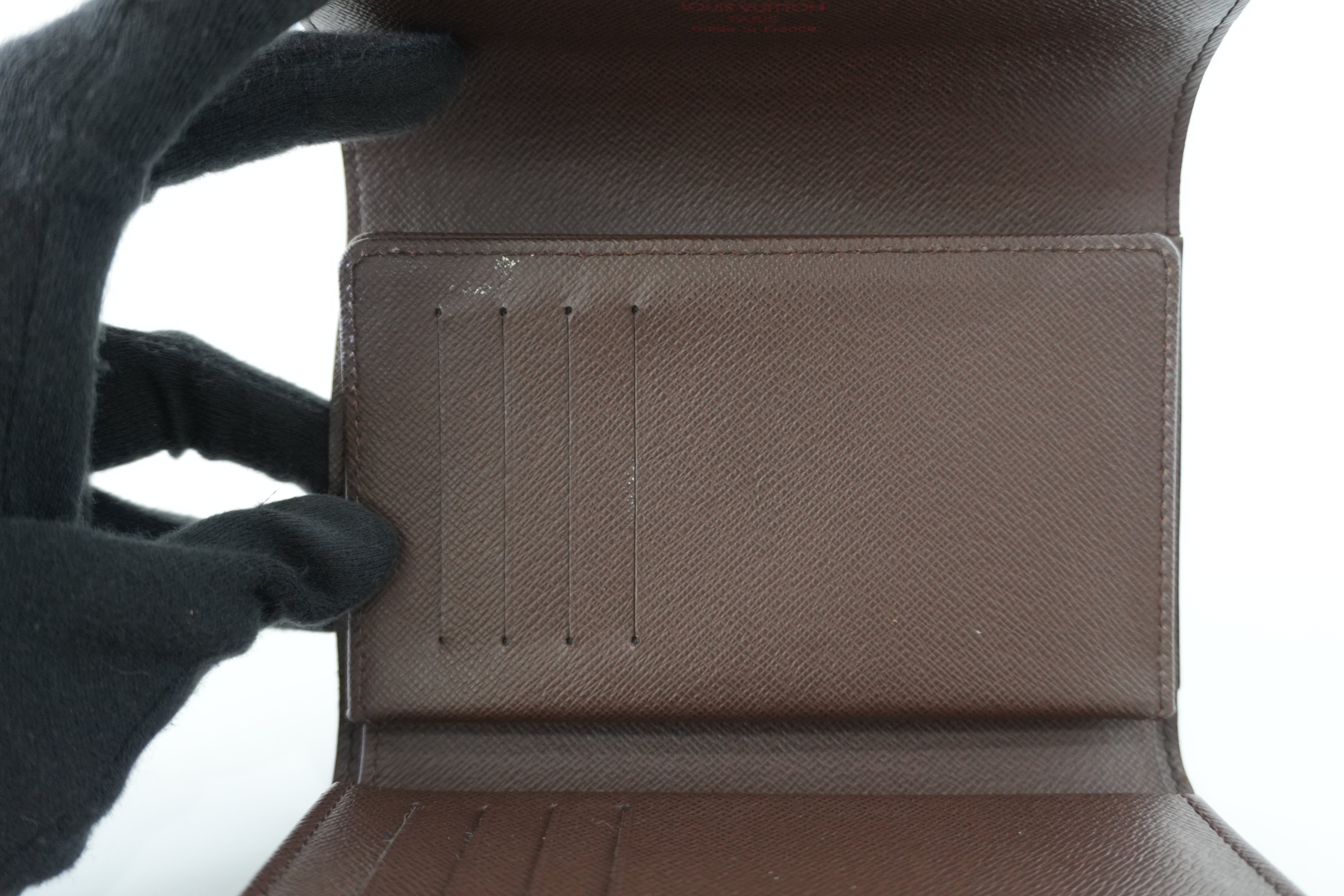 Louis Vuitton Damier Ebene Short Wallet Used