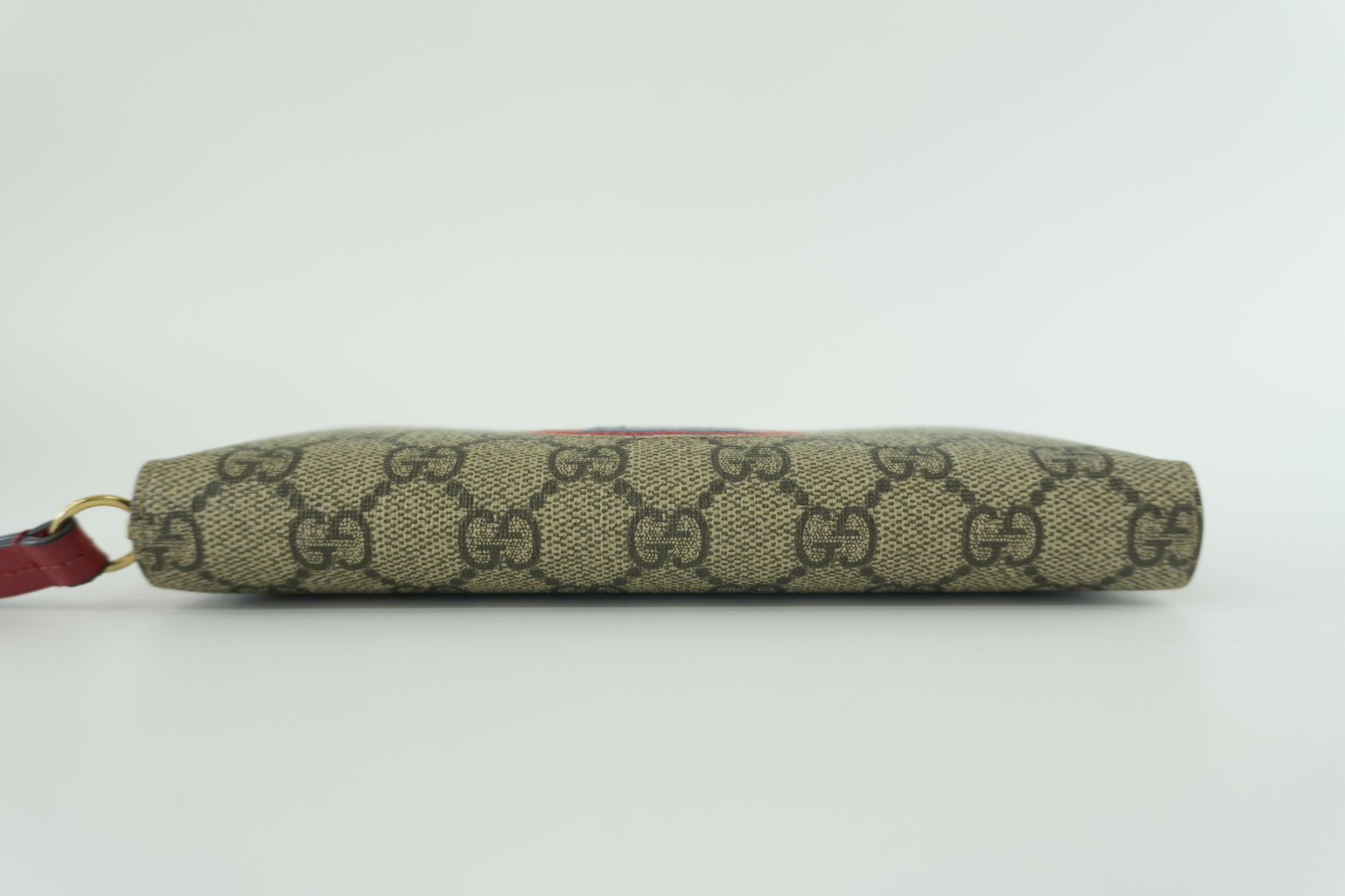 Gucci Supreme Cat Long Wallet Used