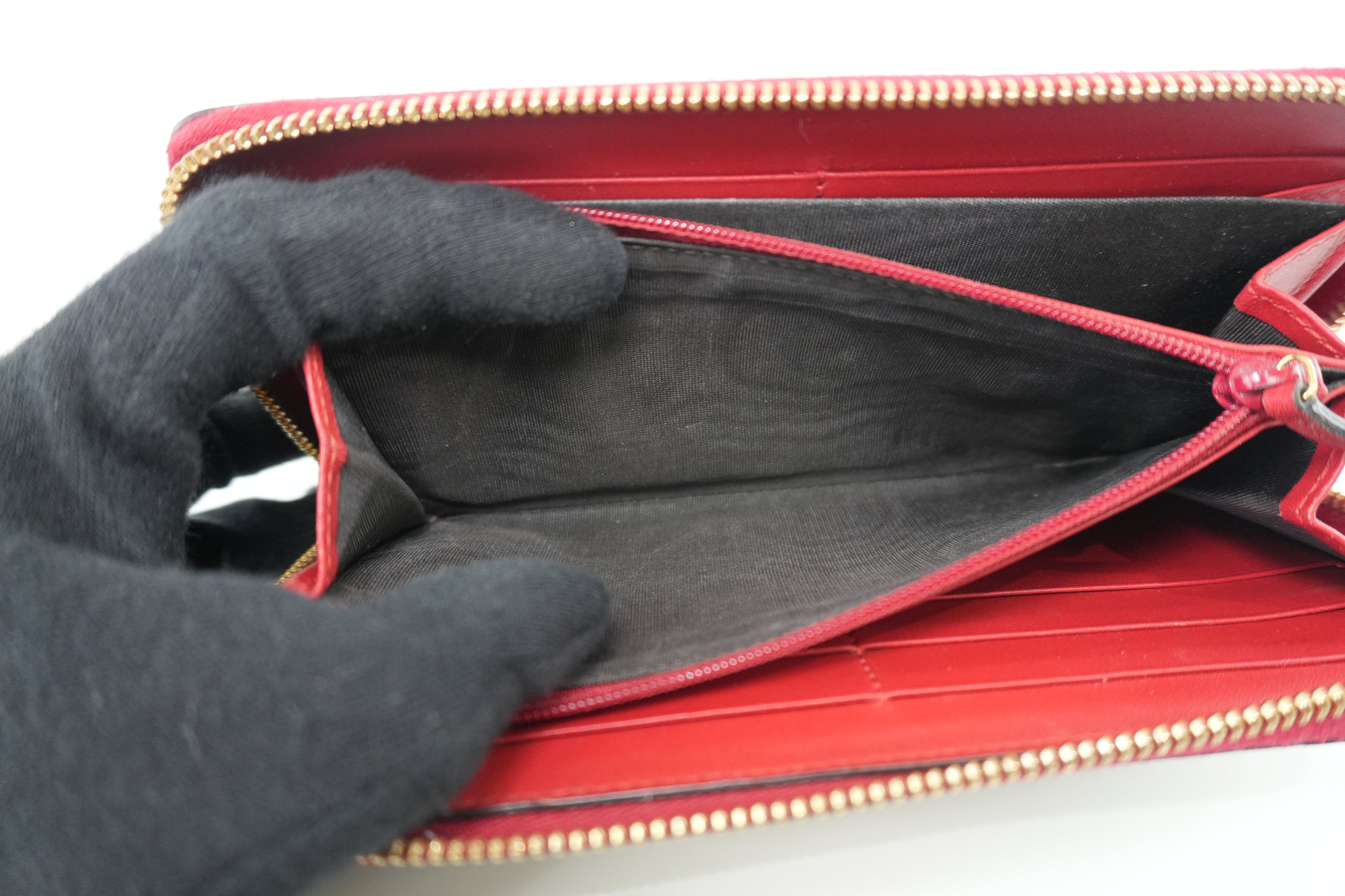 Gucci Supreme Cat Long Wallet Used
