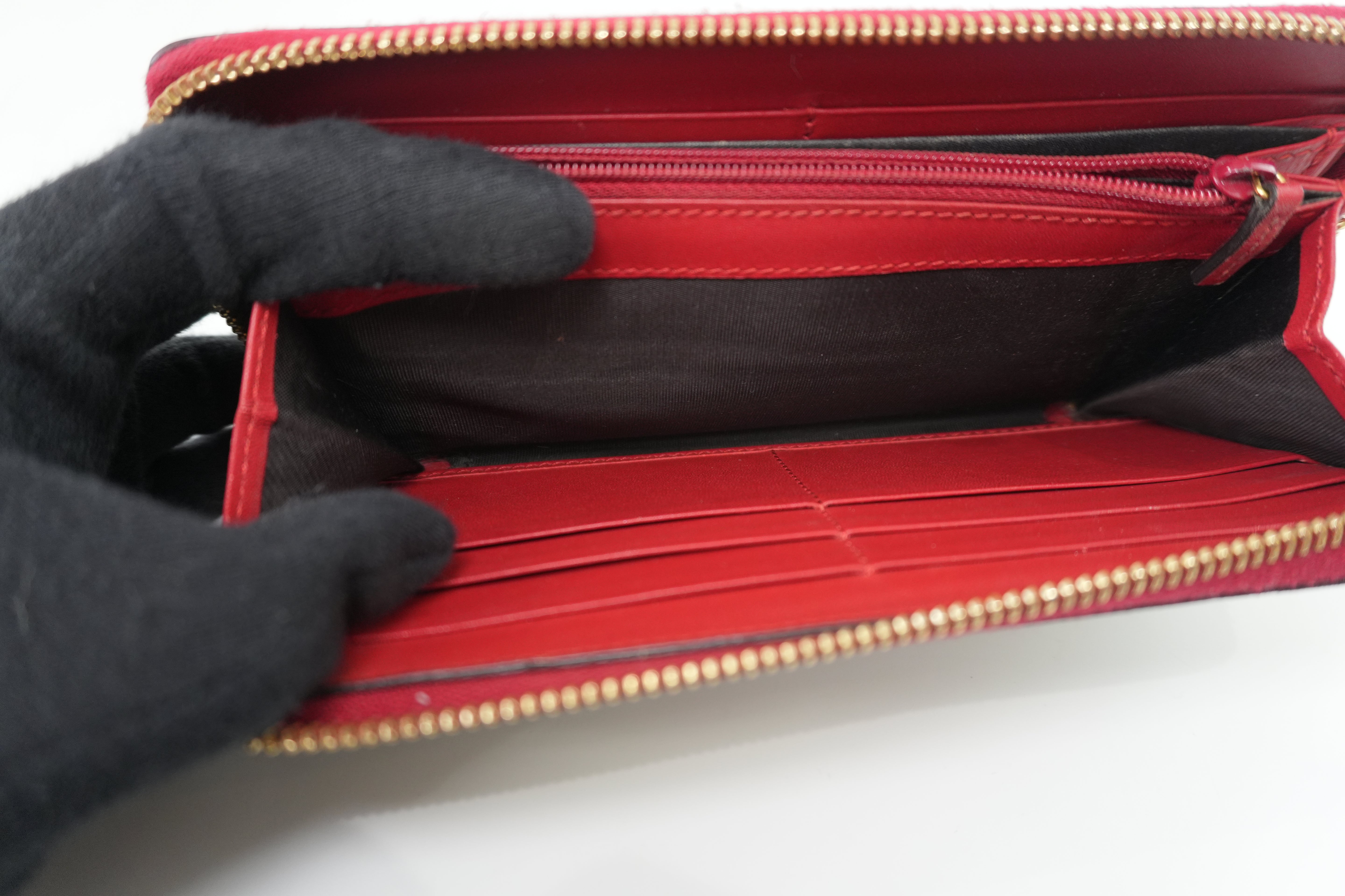 Gucci Supreme Cat Long Wallet Used