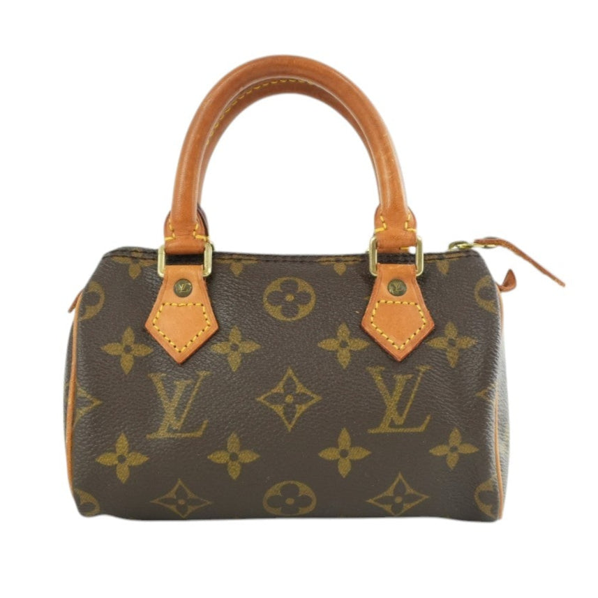 Louis Vuitton Monogram Mini Speedy Handbag Used