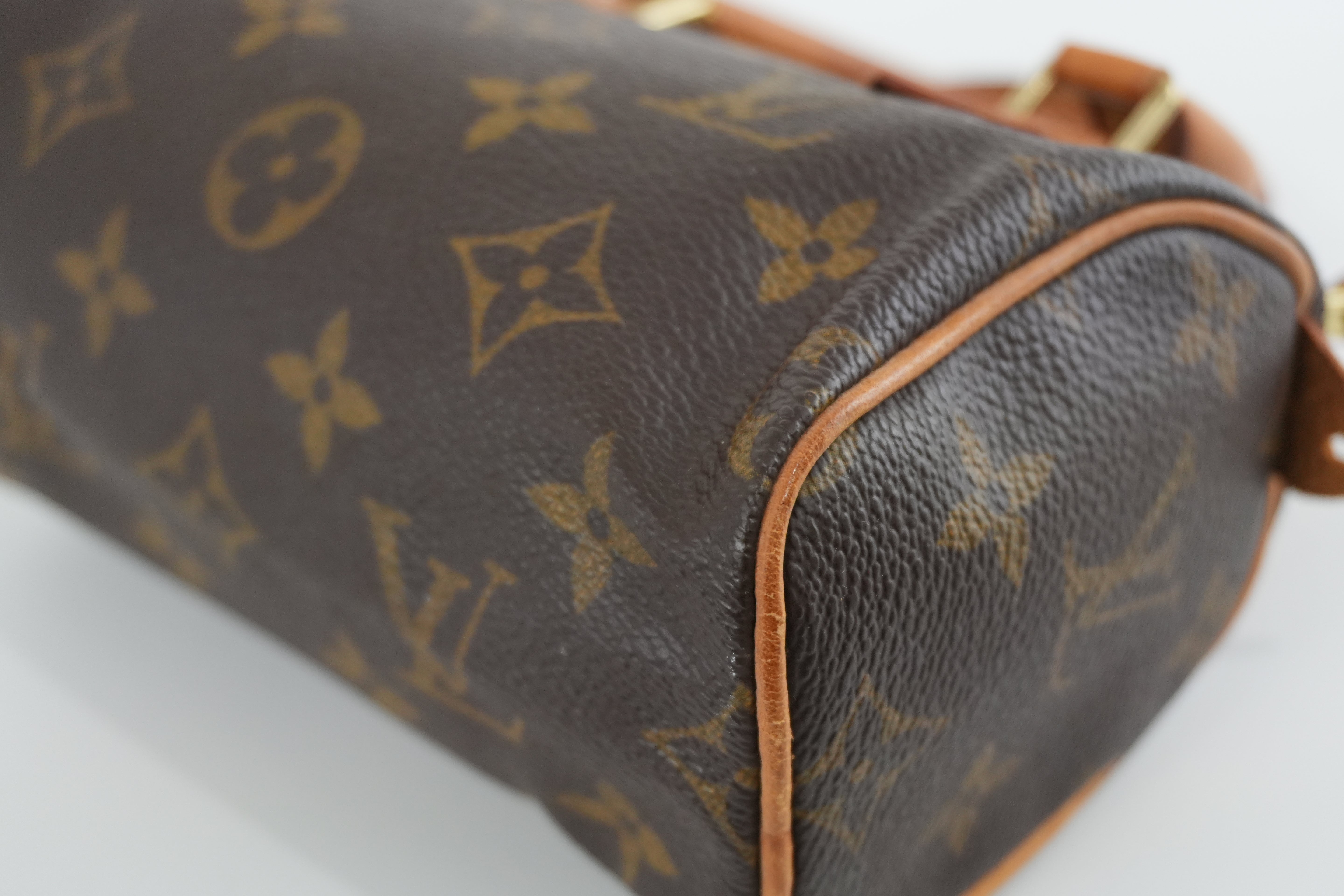 Louis Vuitton Monogram Mini Speedy Handbag Used