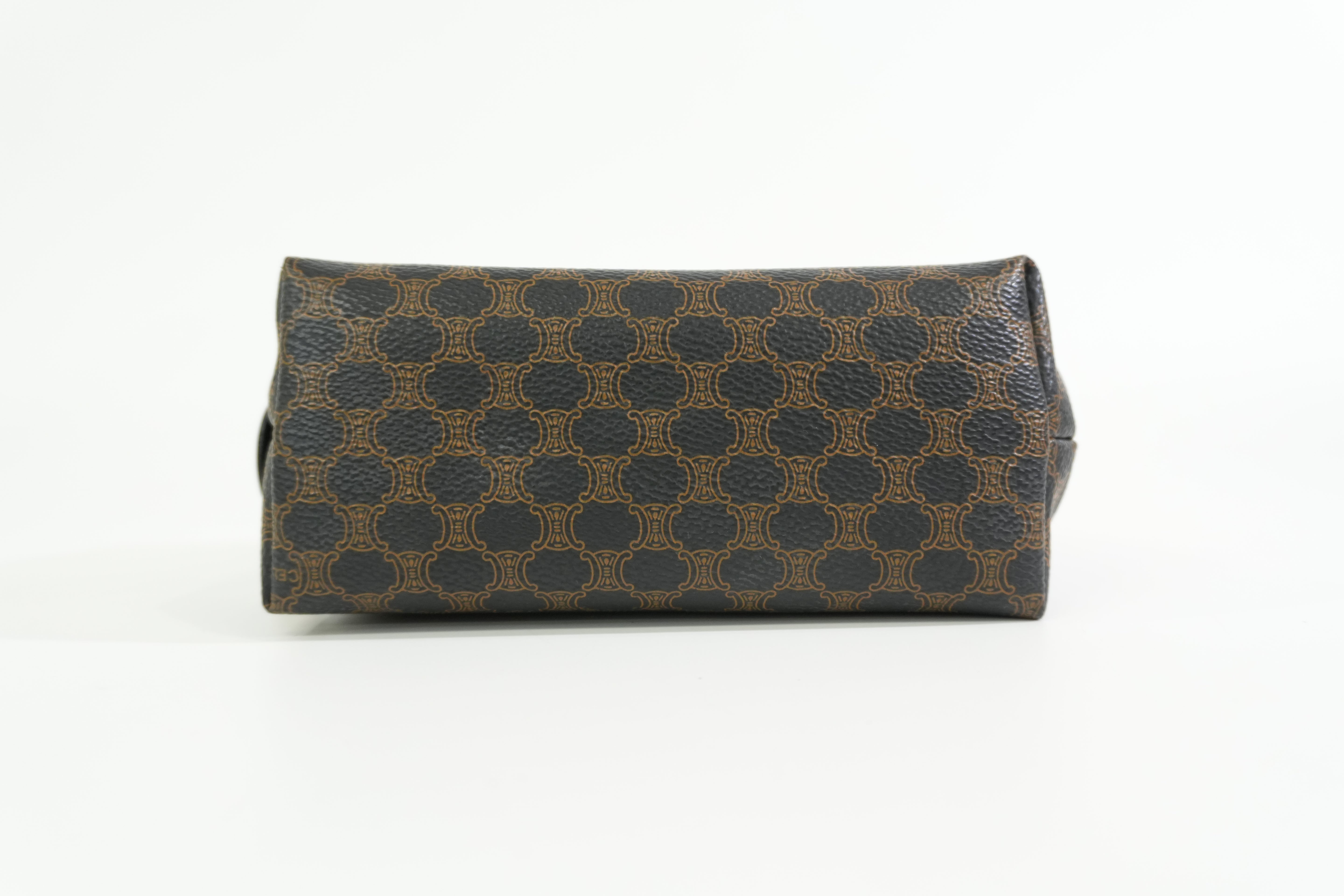 Pre-owned Celine Macadam Pouch Black