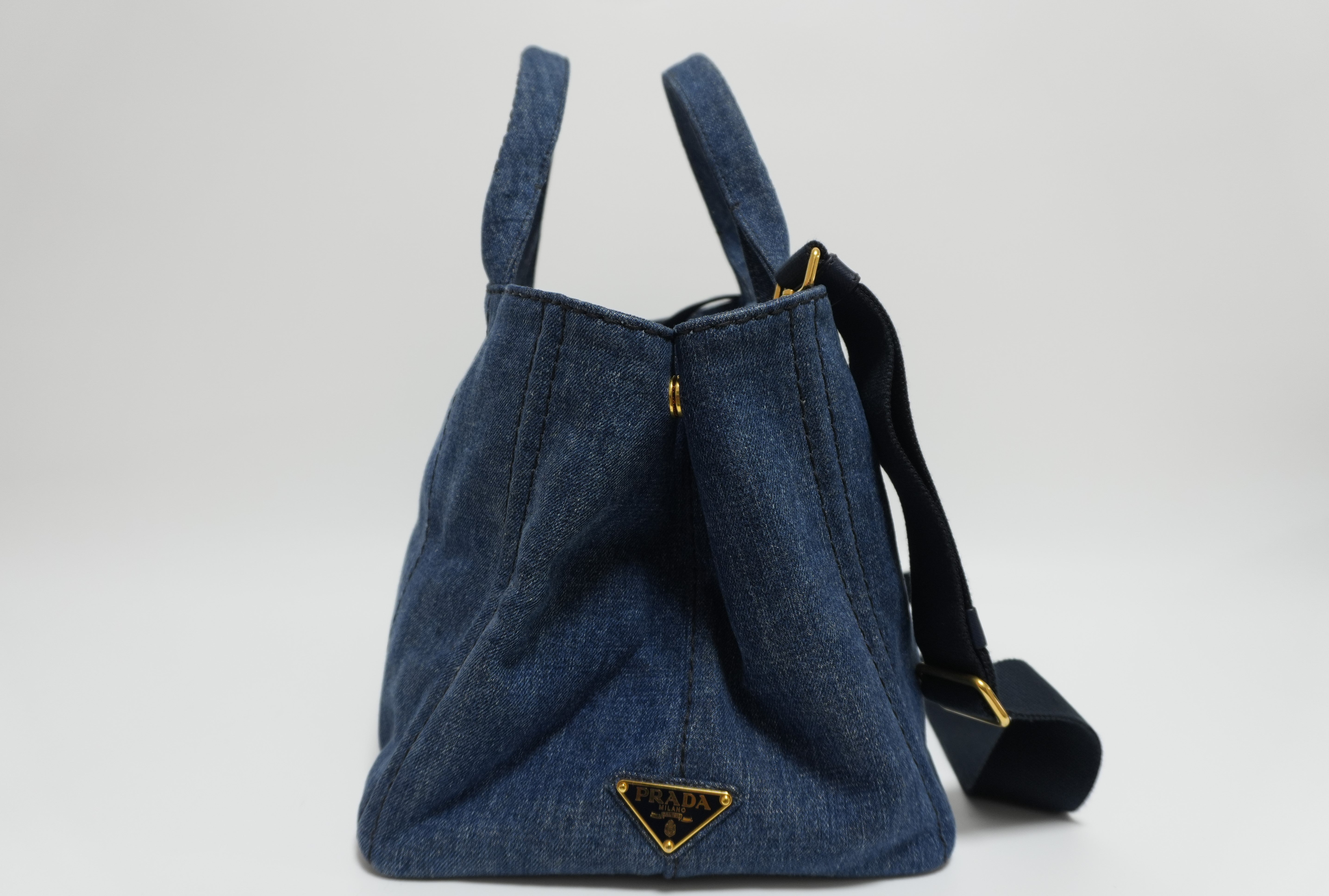 Prada Denim Canapa Two Way Used