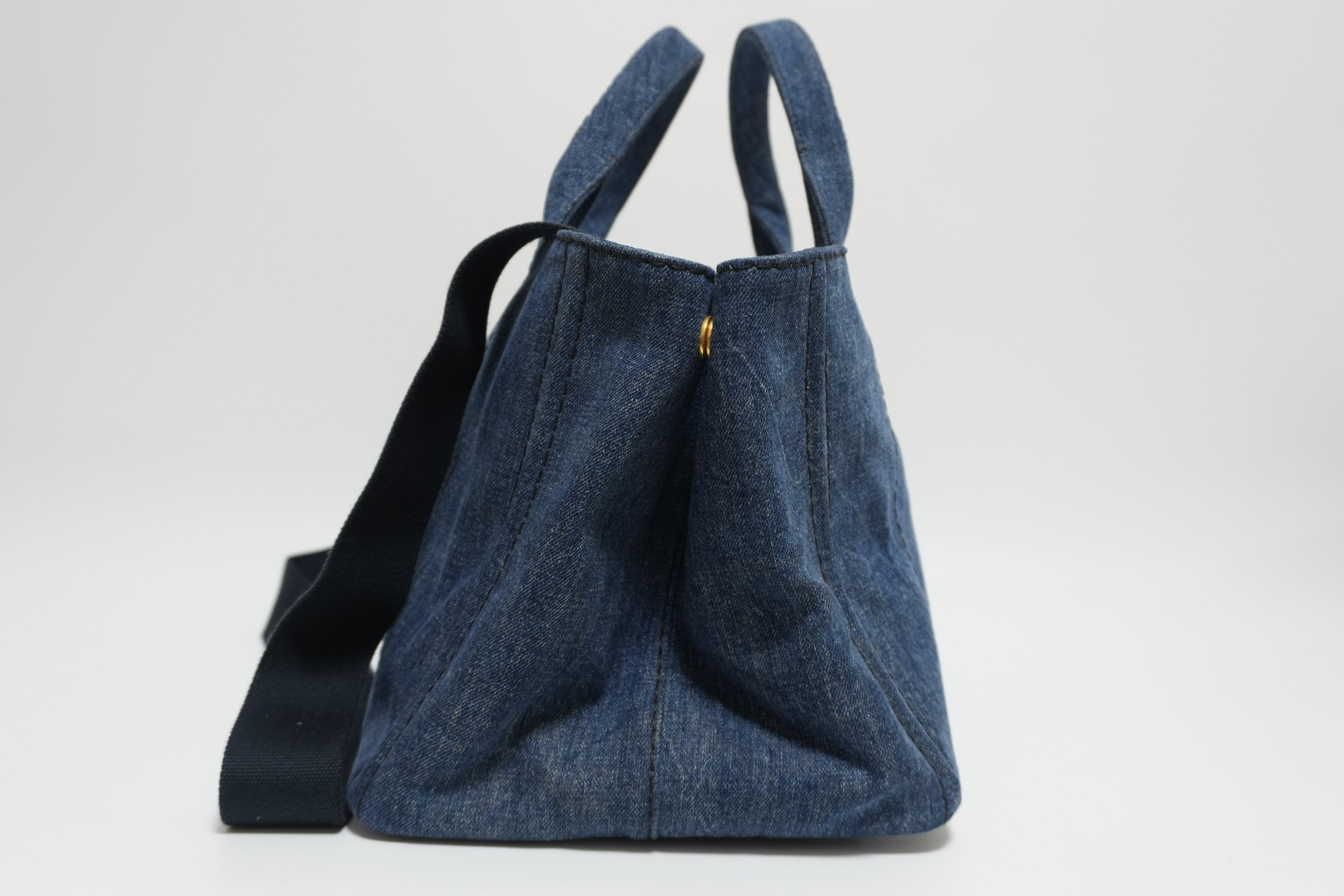 Prada Denim Canapa Two Way Used