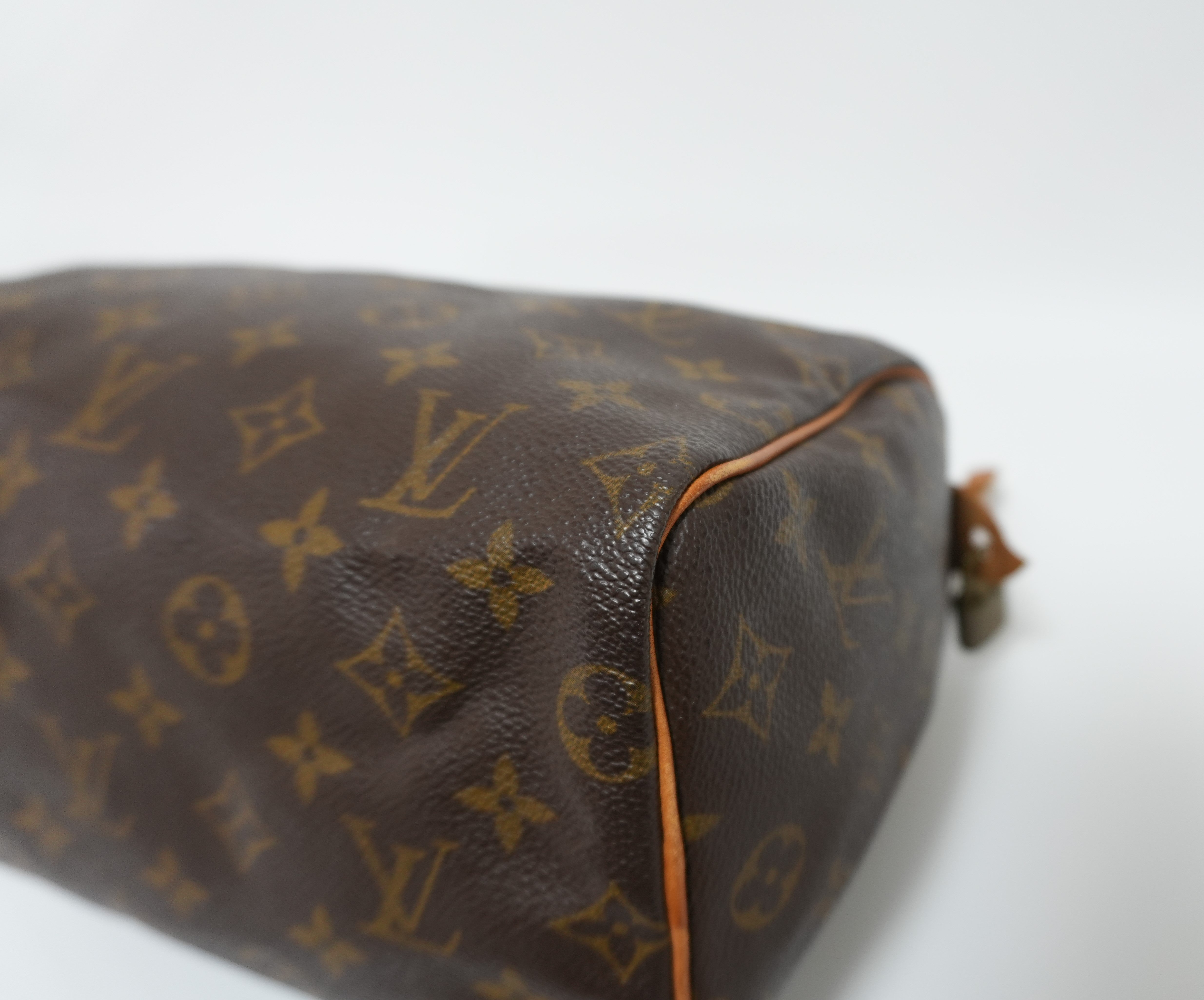 Louis Vuitton Monogram Speedy 25 Handbag Used