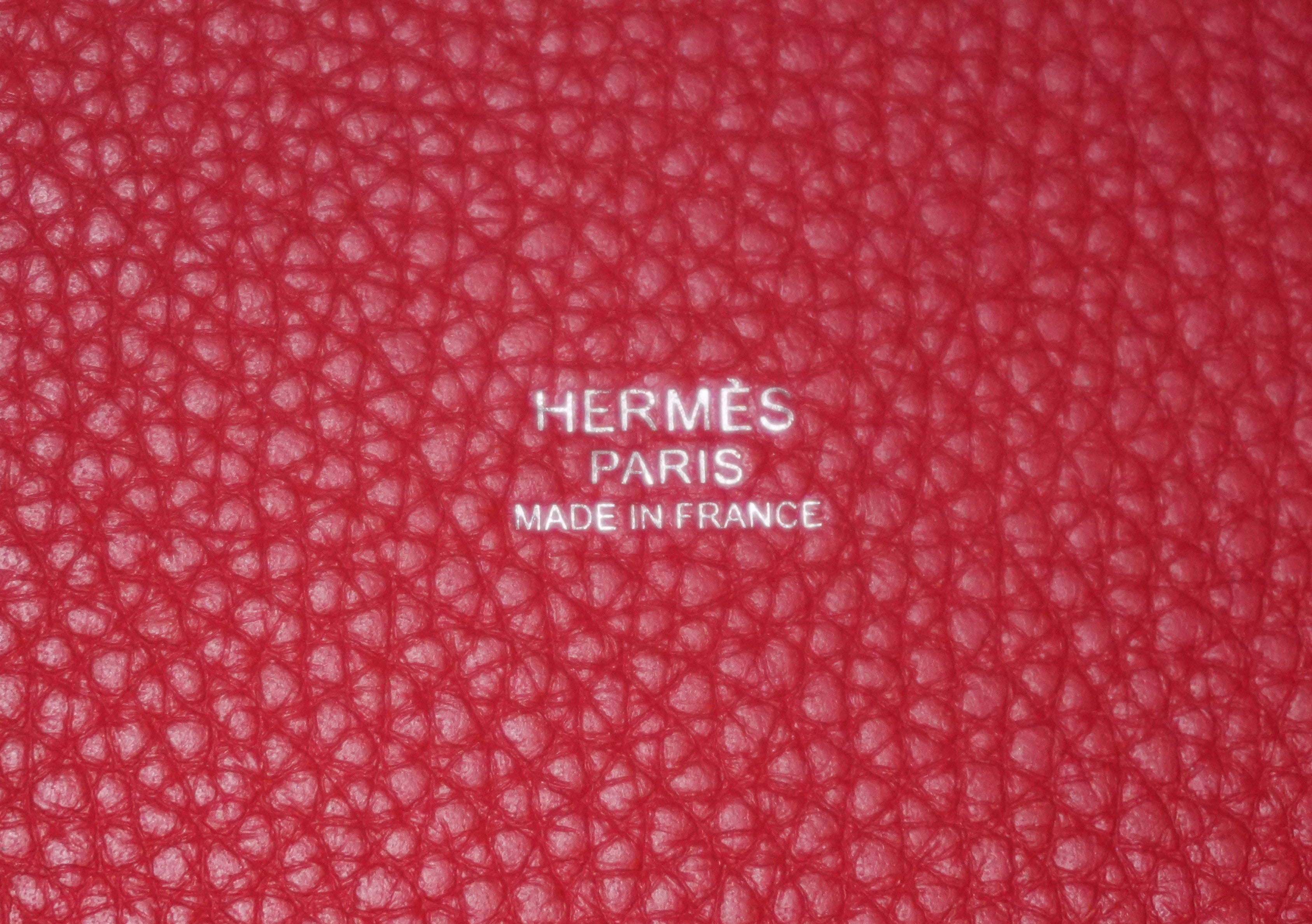 Pre-owned Hermes Picotin MM Handbag Red