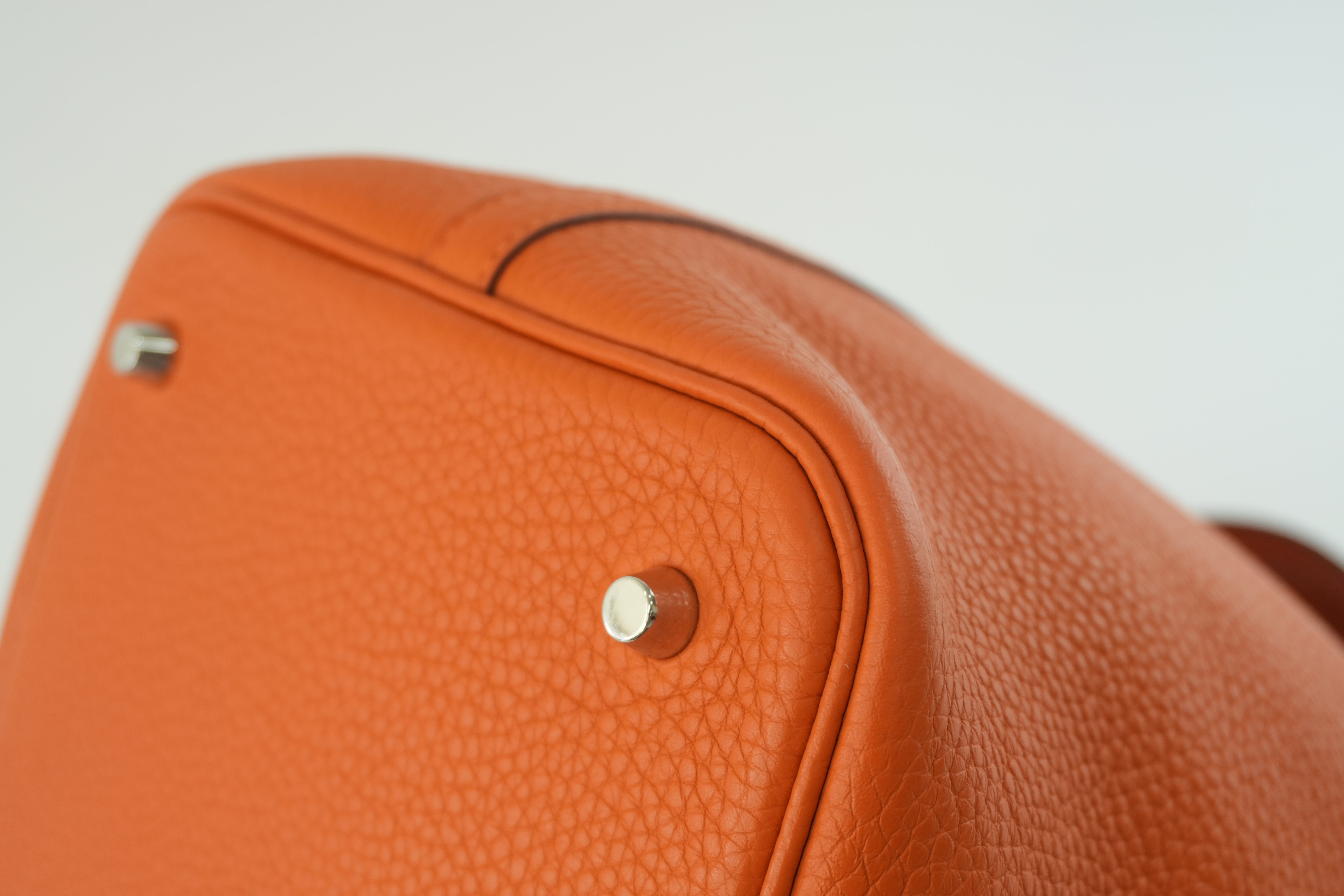 Hermes Picotin MM Handbag Orange Used