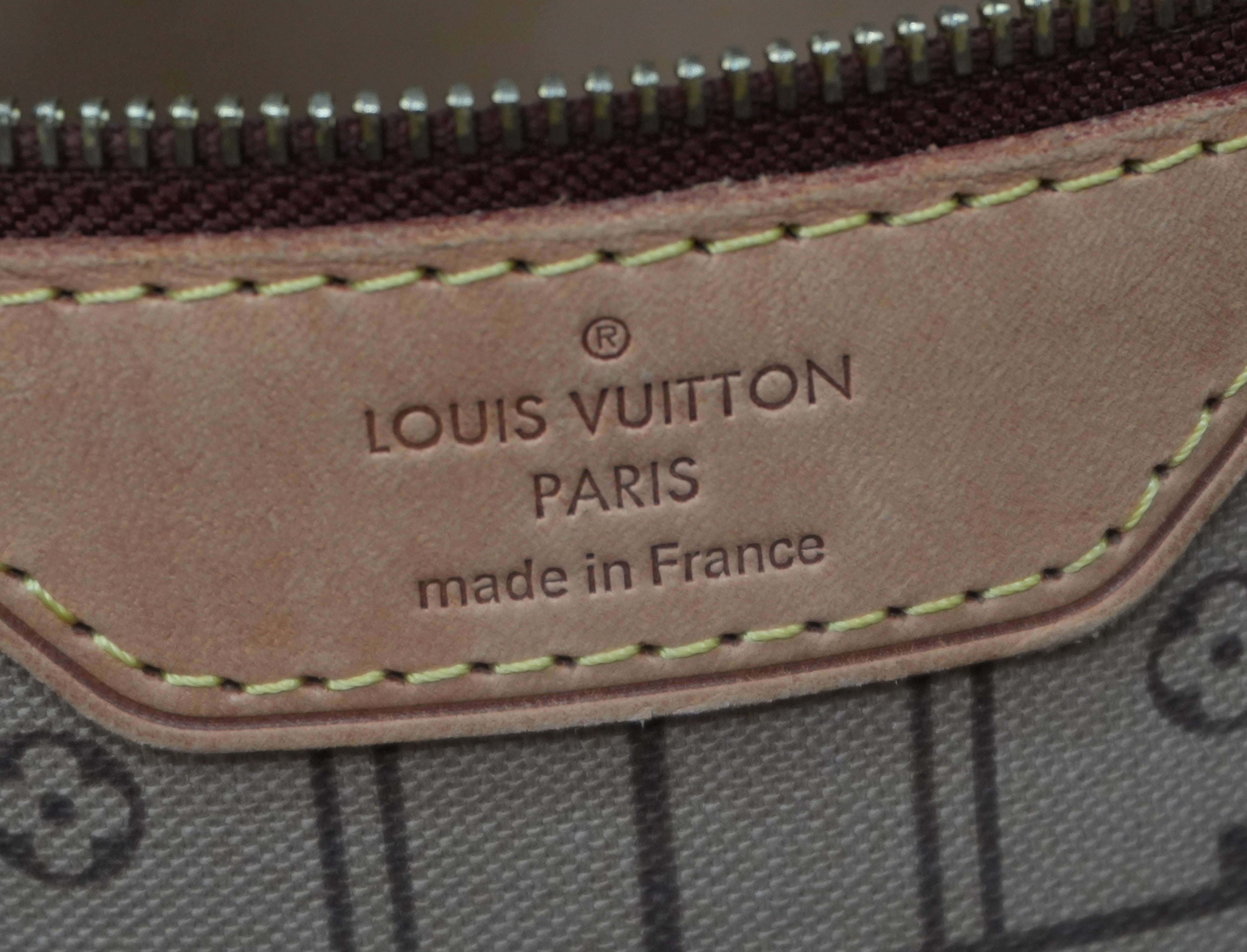 Louis Vuitton Monogram Neverfull MM Shoulder Tote Bag Used