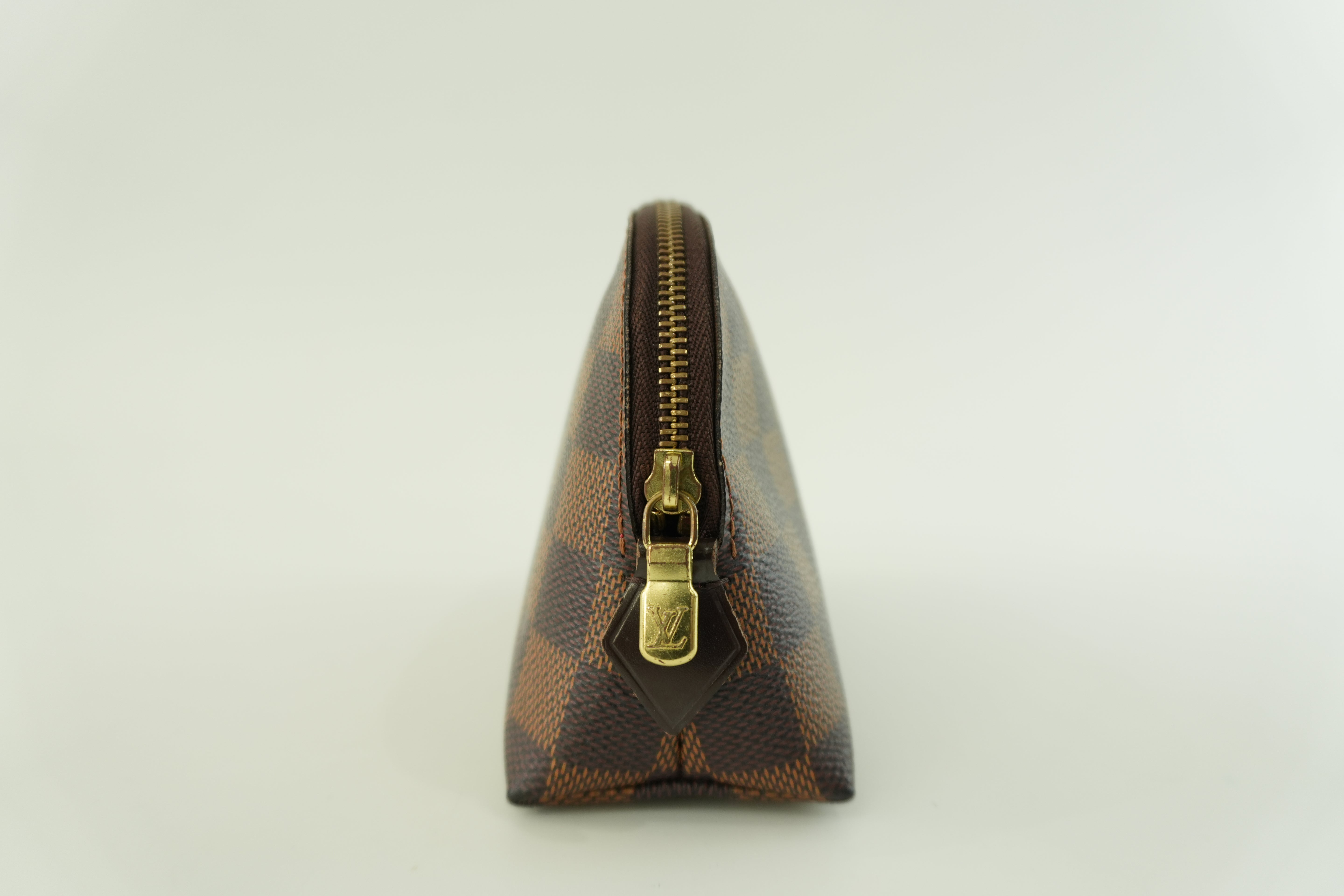 Louis Vuitton Damier Ebene Cosmetic Pouch Used