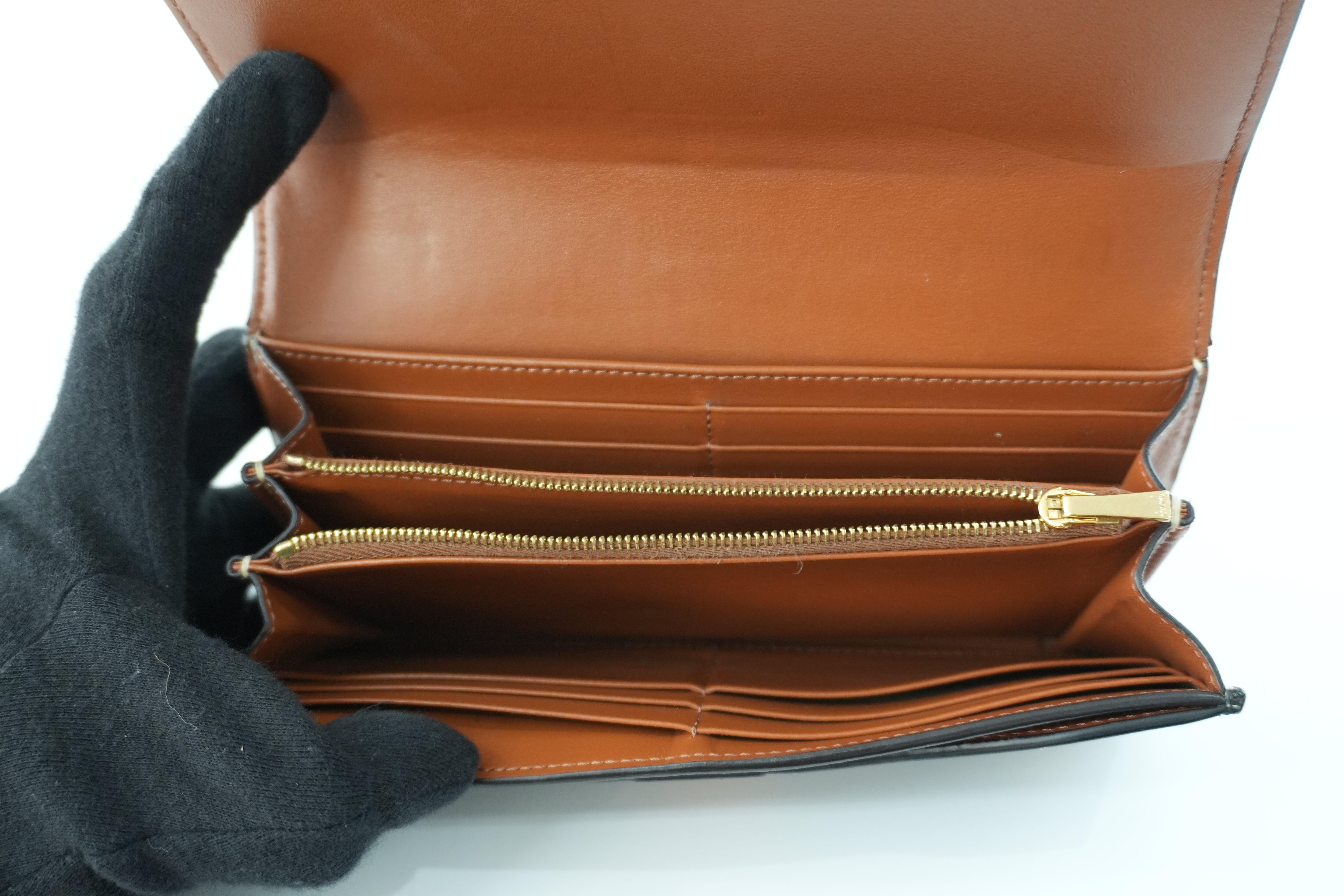 Celine Triumph Long Wallet Used