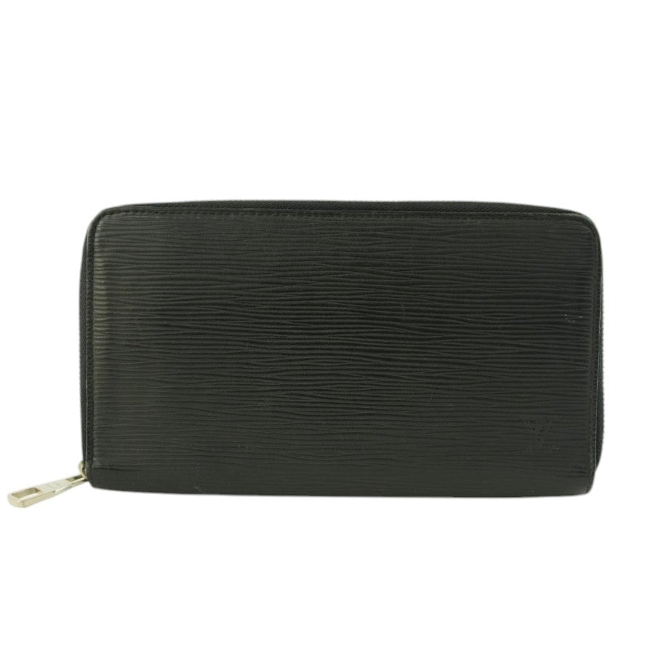 Louis Vuitton Epi Zippy Organizer Wallet Black Used