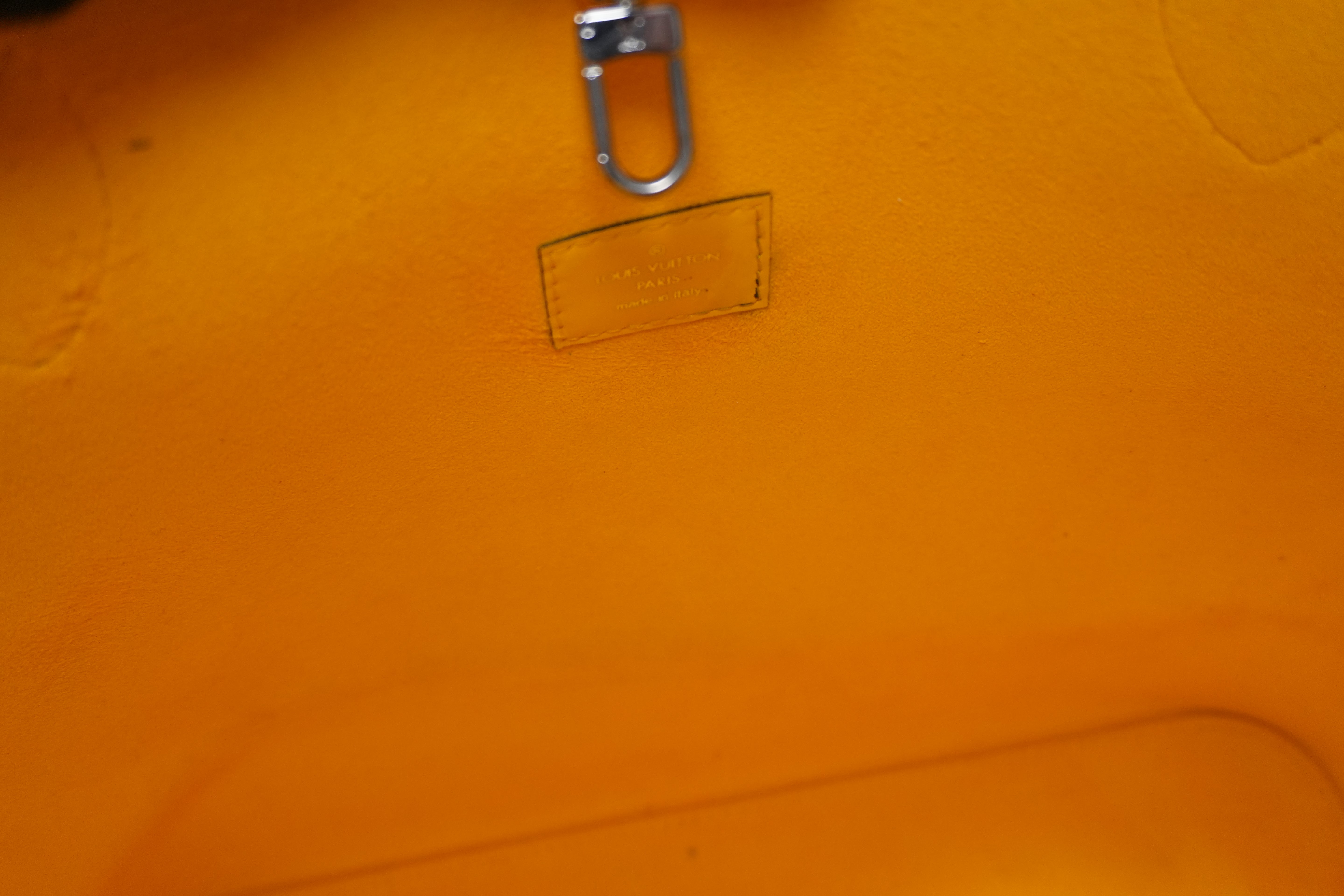 Louis Vuitton Epin Neverfull MM Shoulder Tote Bag Yellow Used