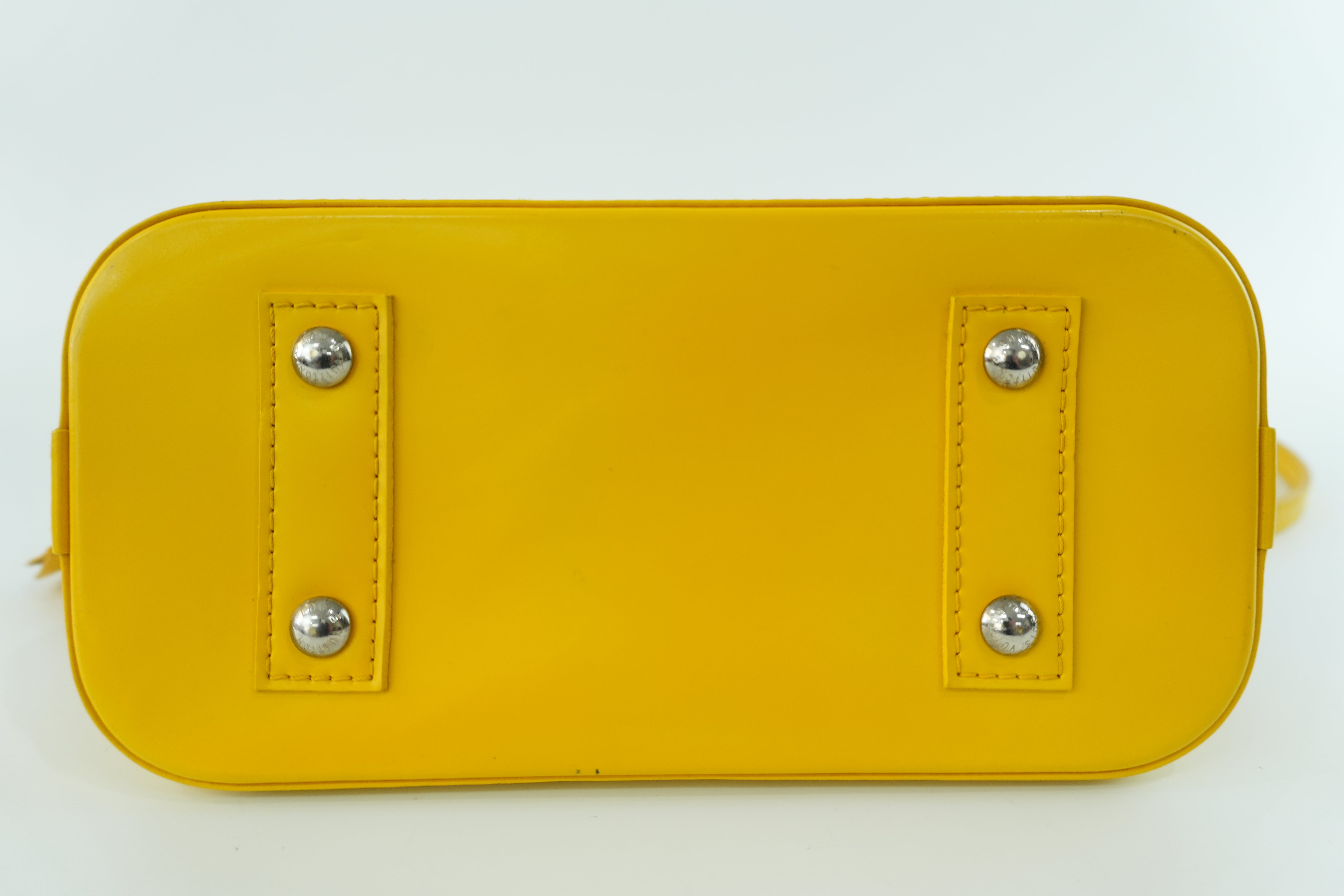 Louis Vuitton Alma Handbag BB Yellow Used
