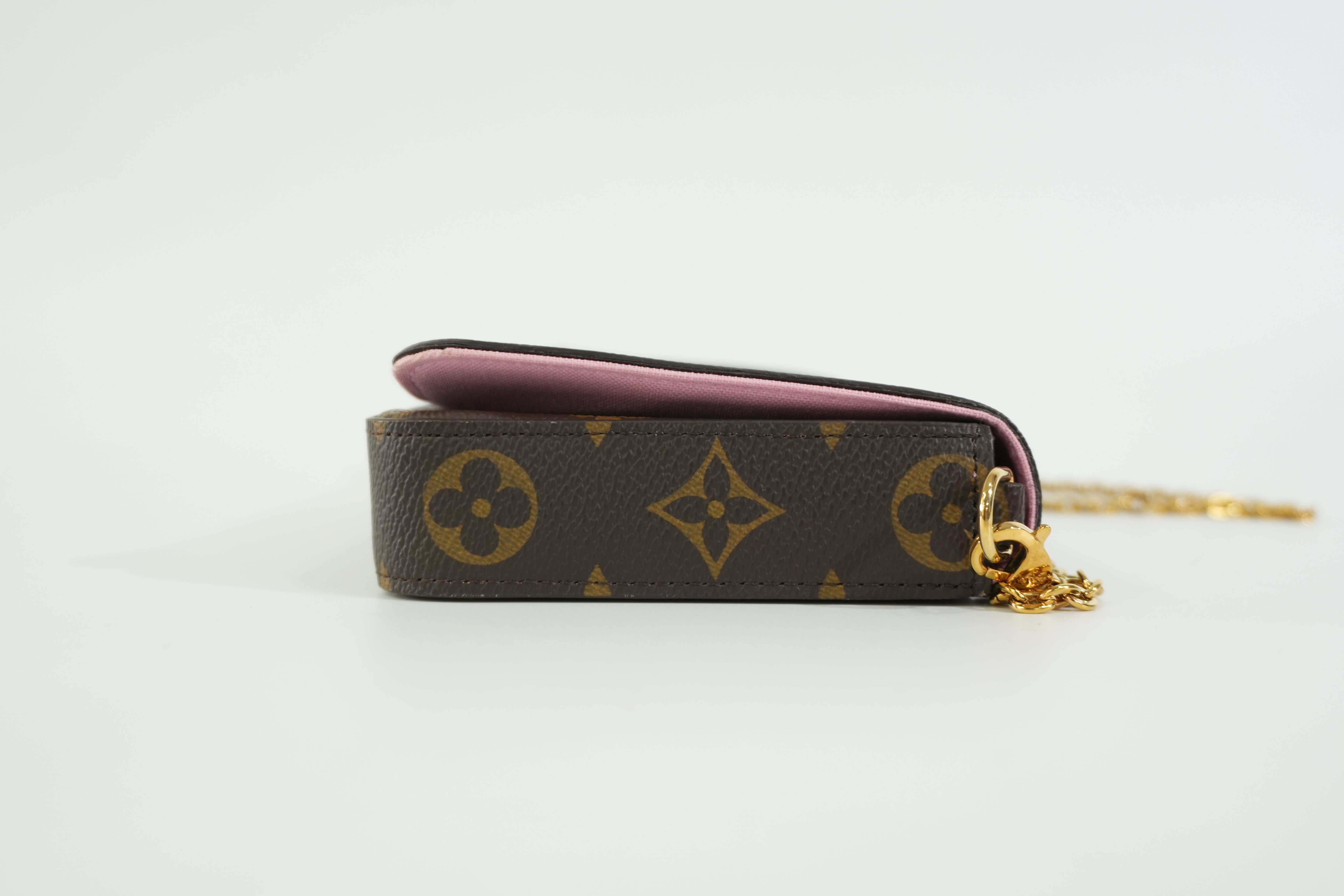 Pre-owned Louis Vuitton Monogram Felicie Pochette Vivienne Shoulder Bag