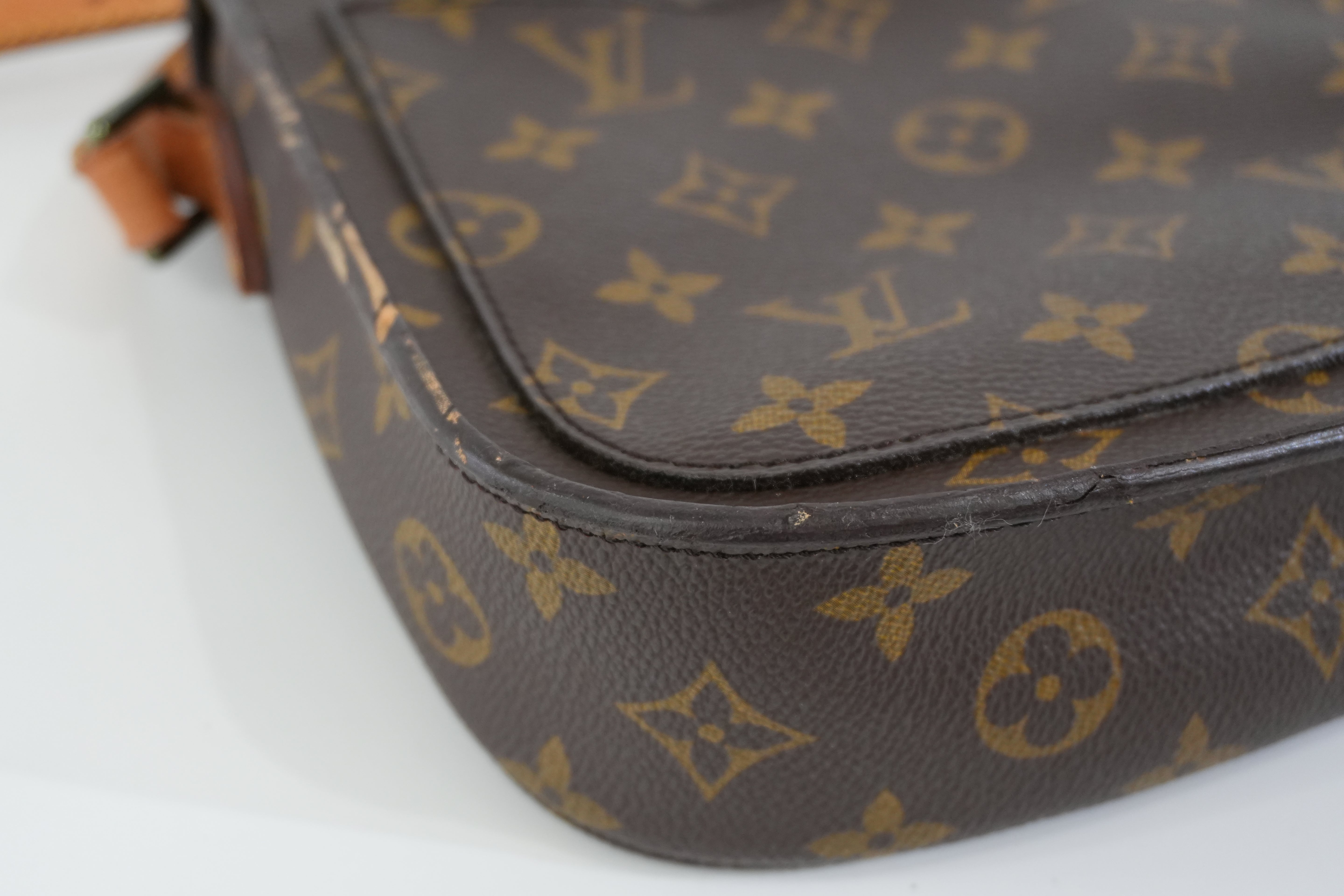 Pre-owned Louis Vuitton Monogram Saint Cloud MM Shoulder Bag