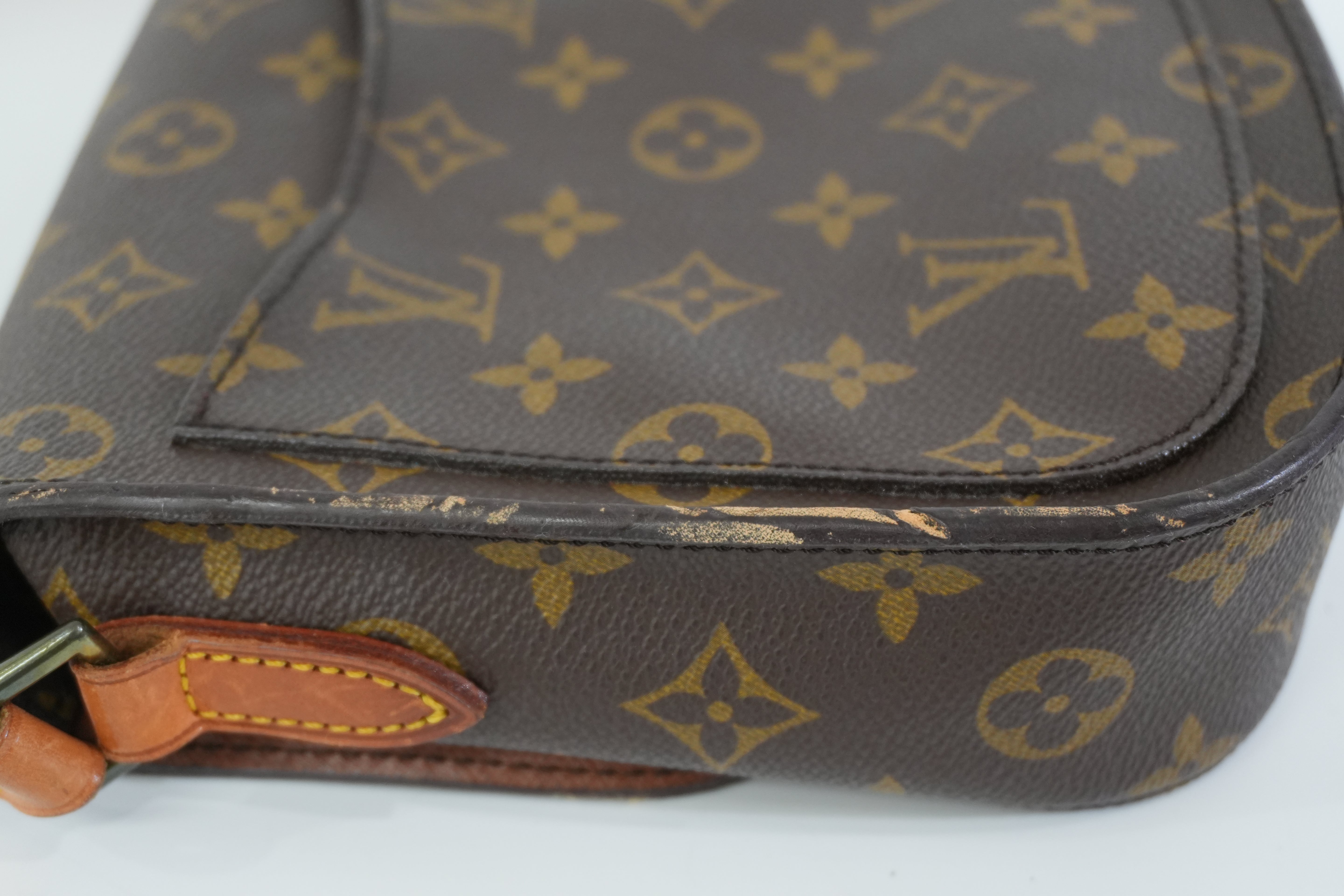 Pre-owned Louis Vuitton Monogram Saint Cloud MM Shoulder Bag