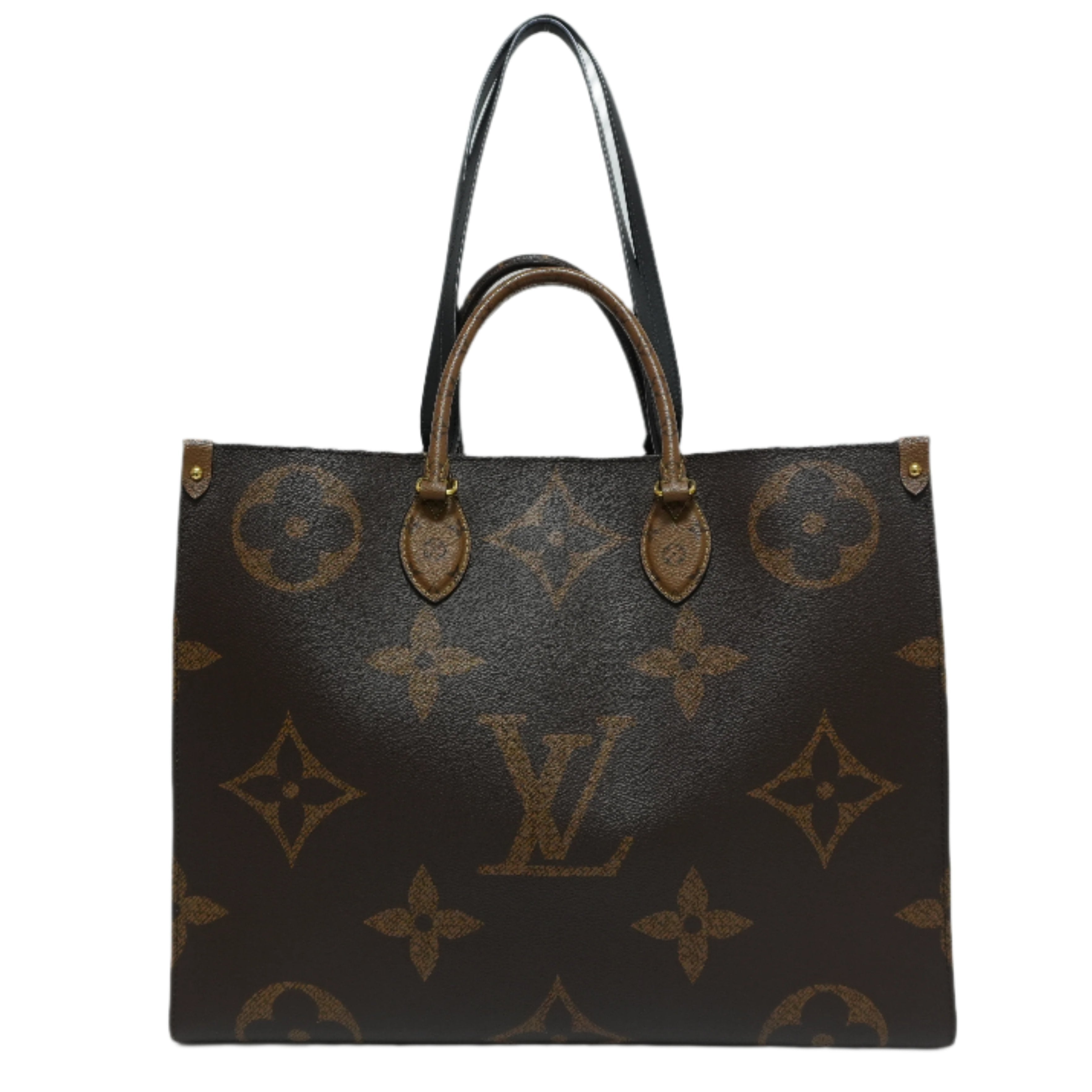 Louis Vuitton Reverse Giant On the Go GM Tote Bag Used