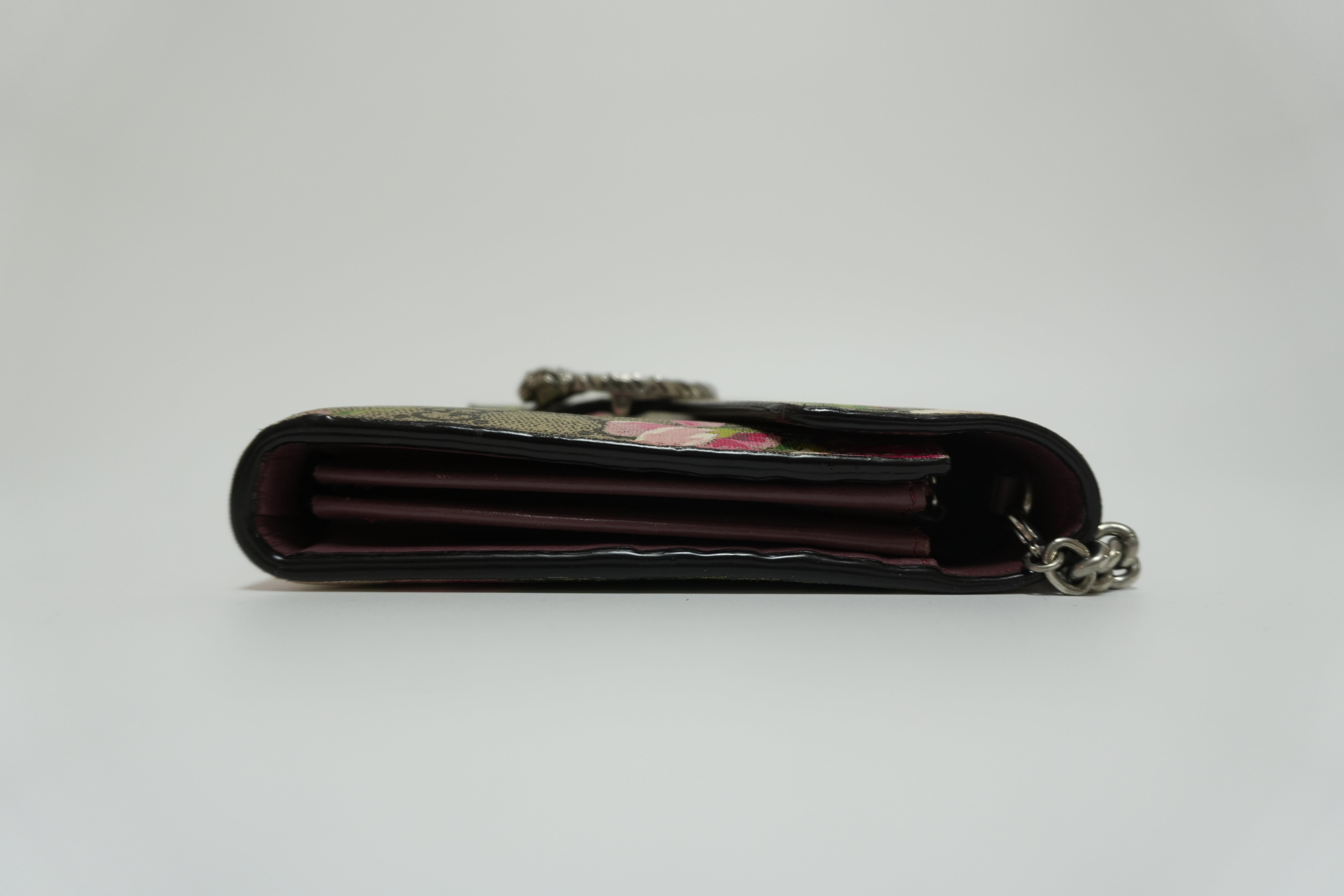 Gucci Dionysus Blooms Wallet on Chain Used