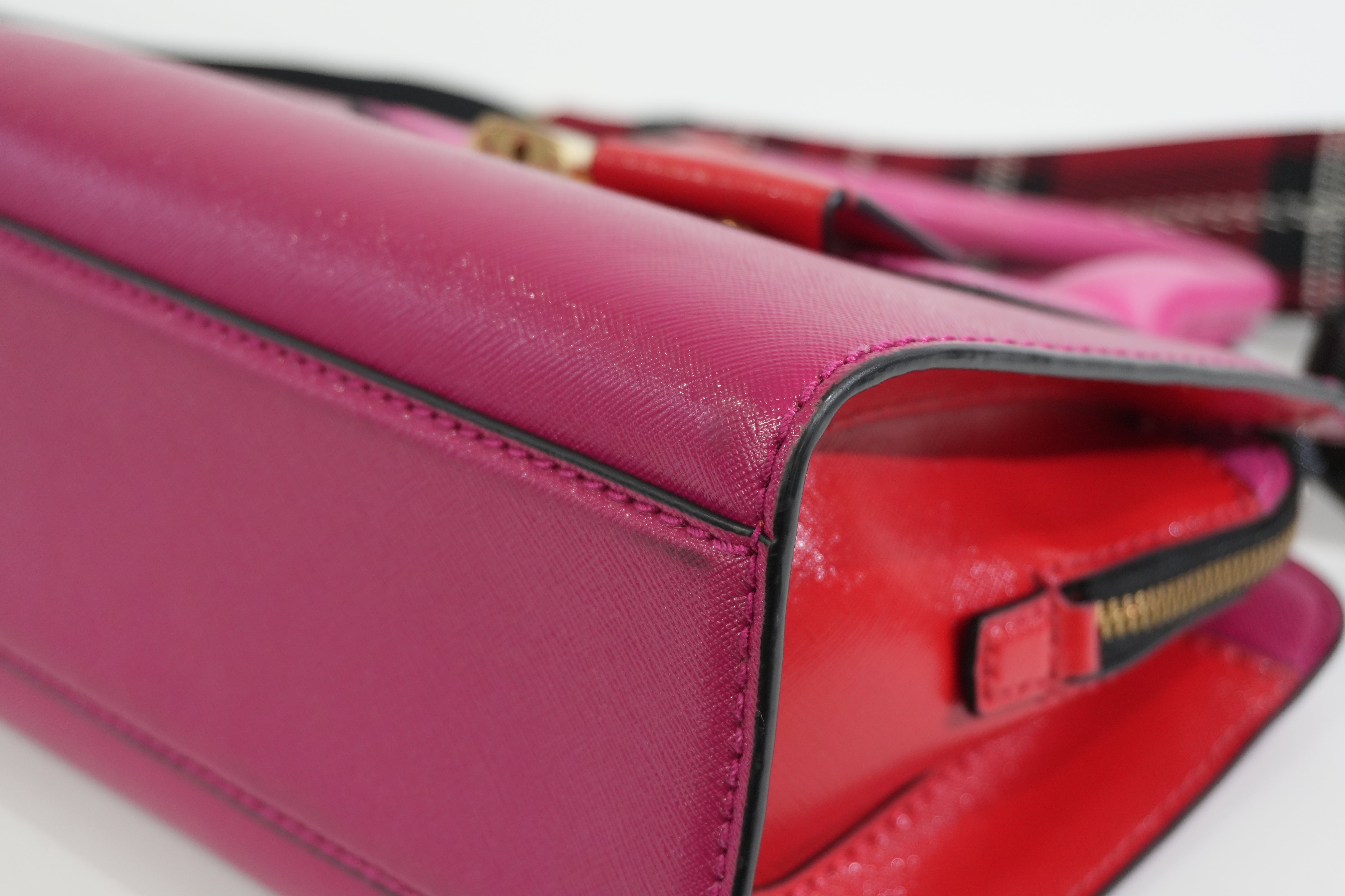 Pre-owned Marc Jacobs Leather Two Way Shoulder Bag Pink