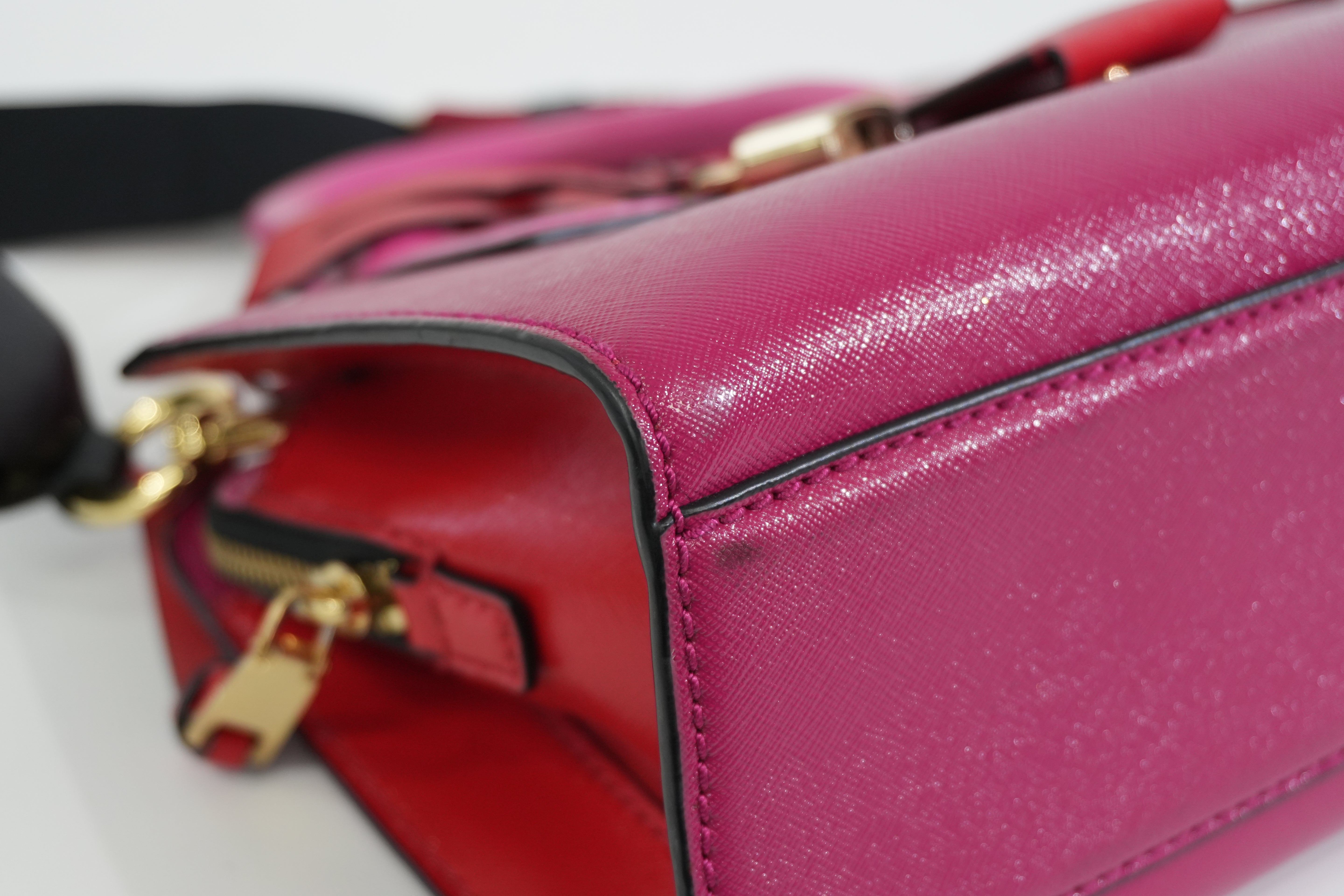 Pre-owned Marc Jacobs Leather Two Way Shoulder Bag Pink