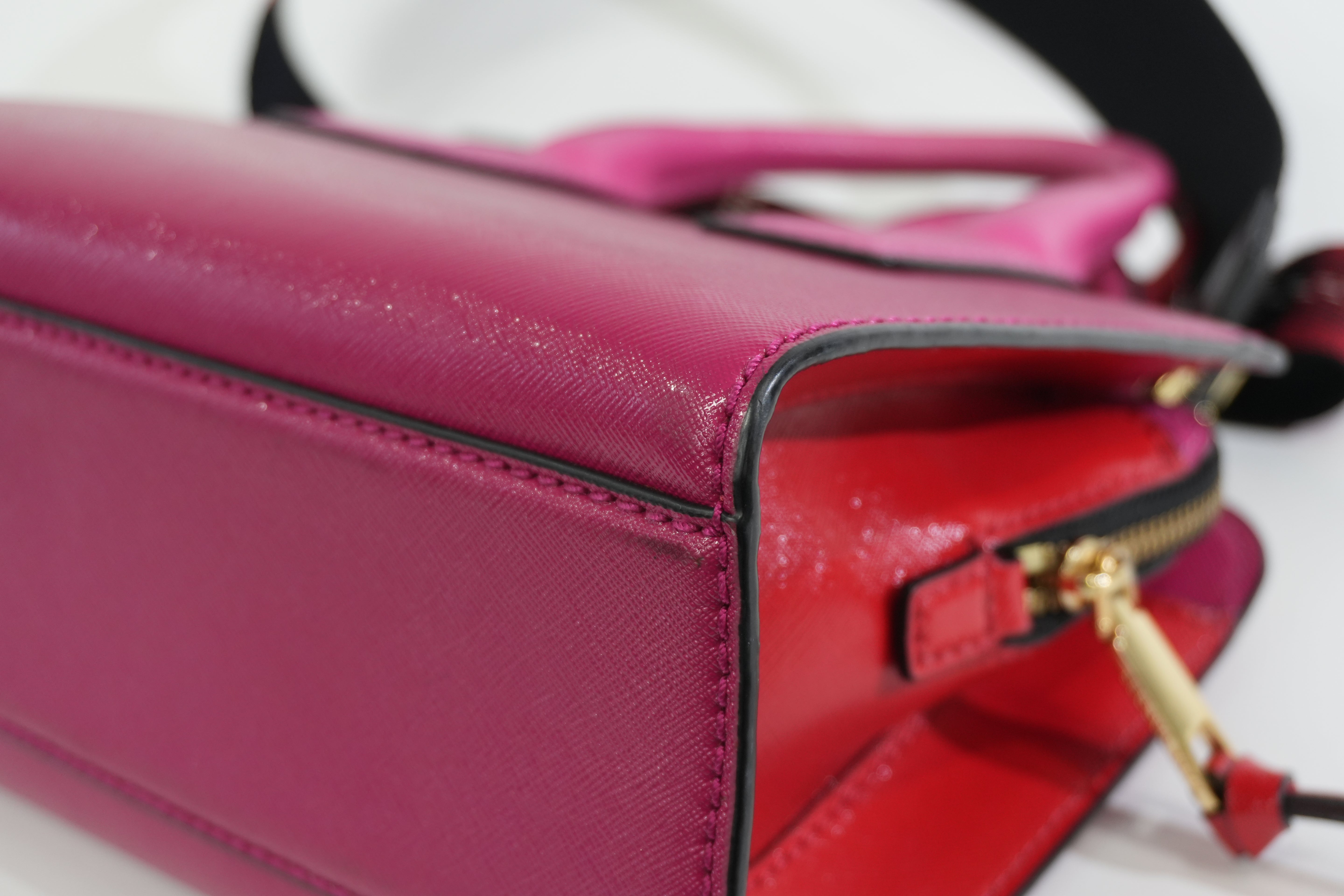 Pre-owned Marc Jacobs Leather Two Way Shoulder Bag Pink