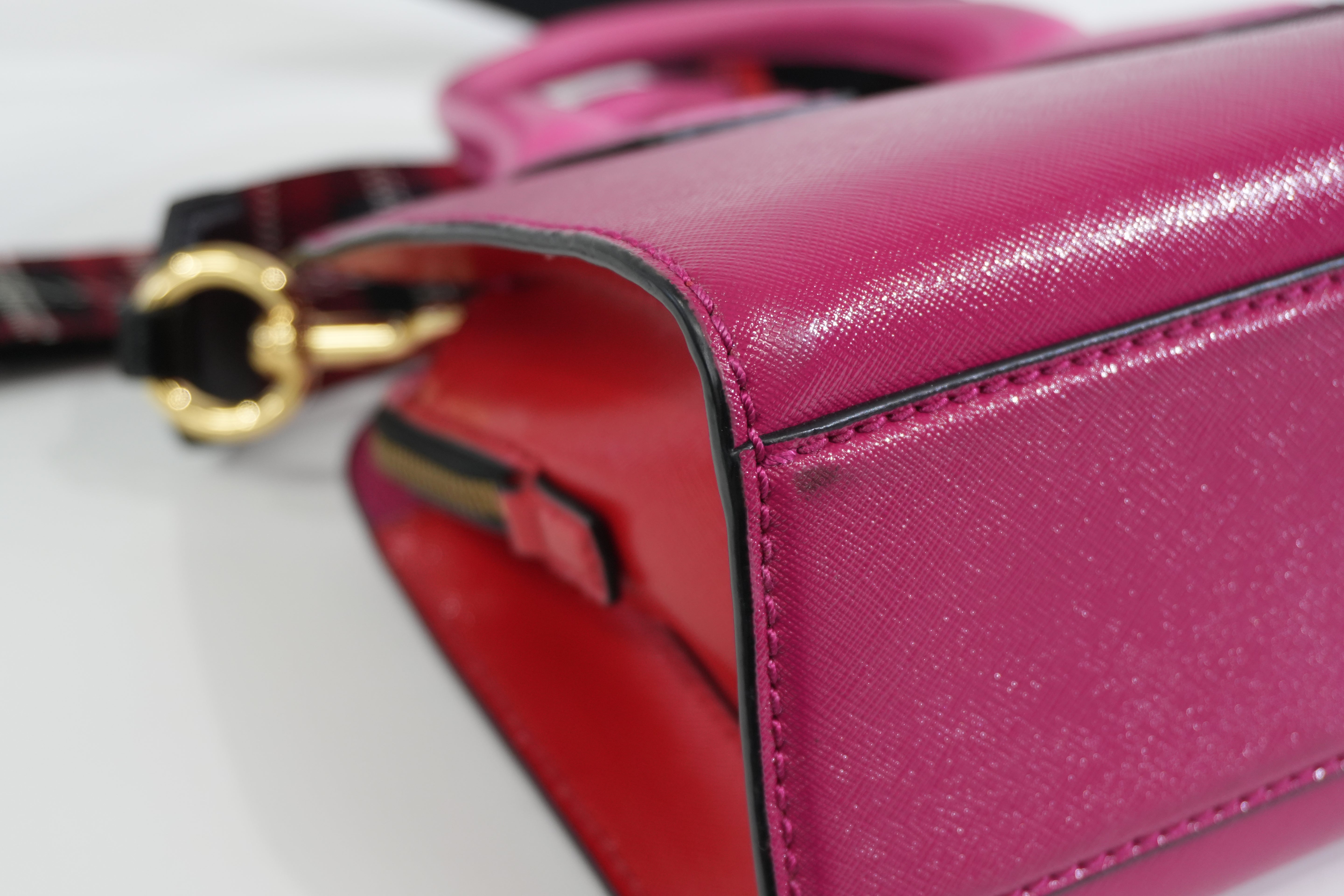 Pre-owned Marc Jacobs Leather Two Way Shoulder Bag Pink