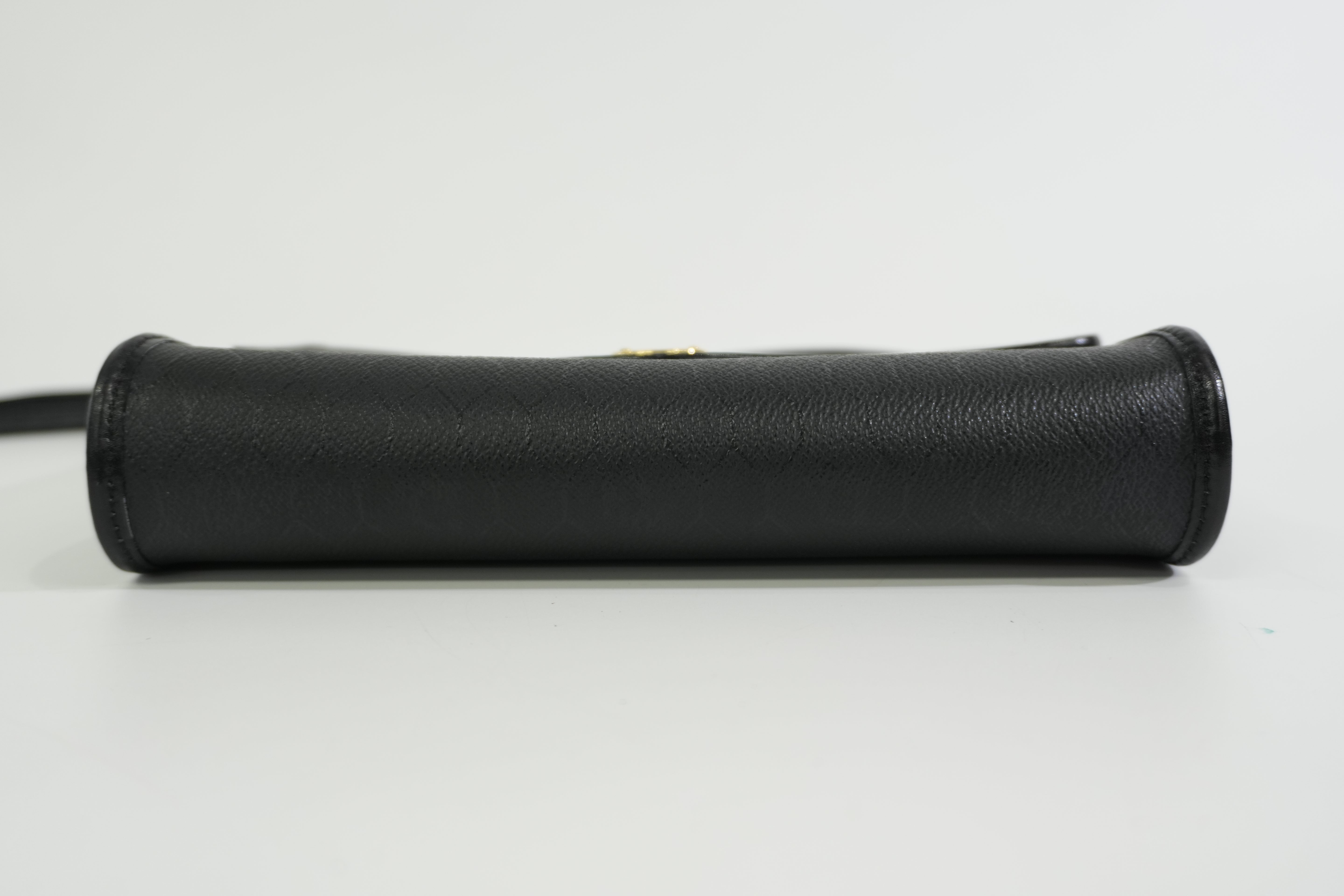 Pre-owned Christian Dior Honeycomb Shoulder Bag Black