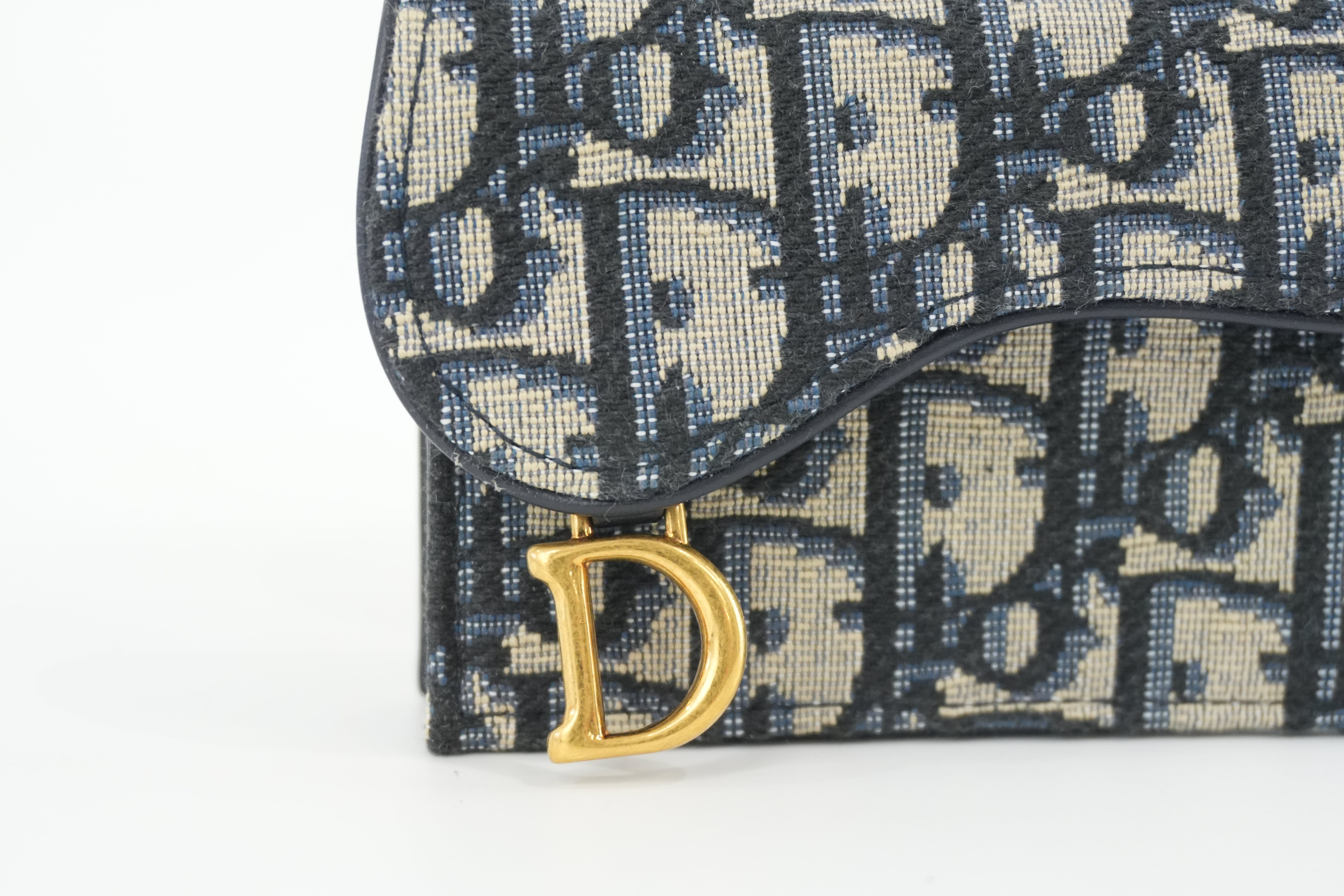Christian Dior Oblique Compact Wallet Used