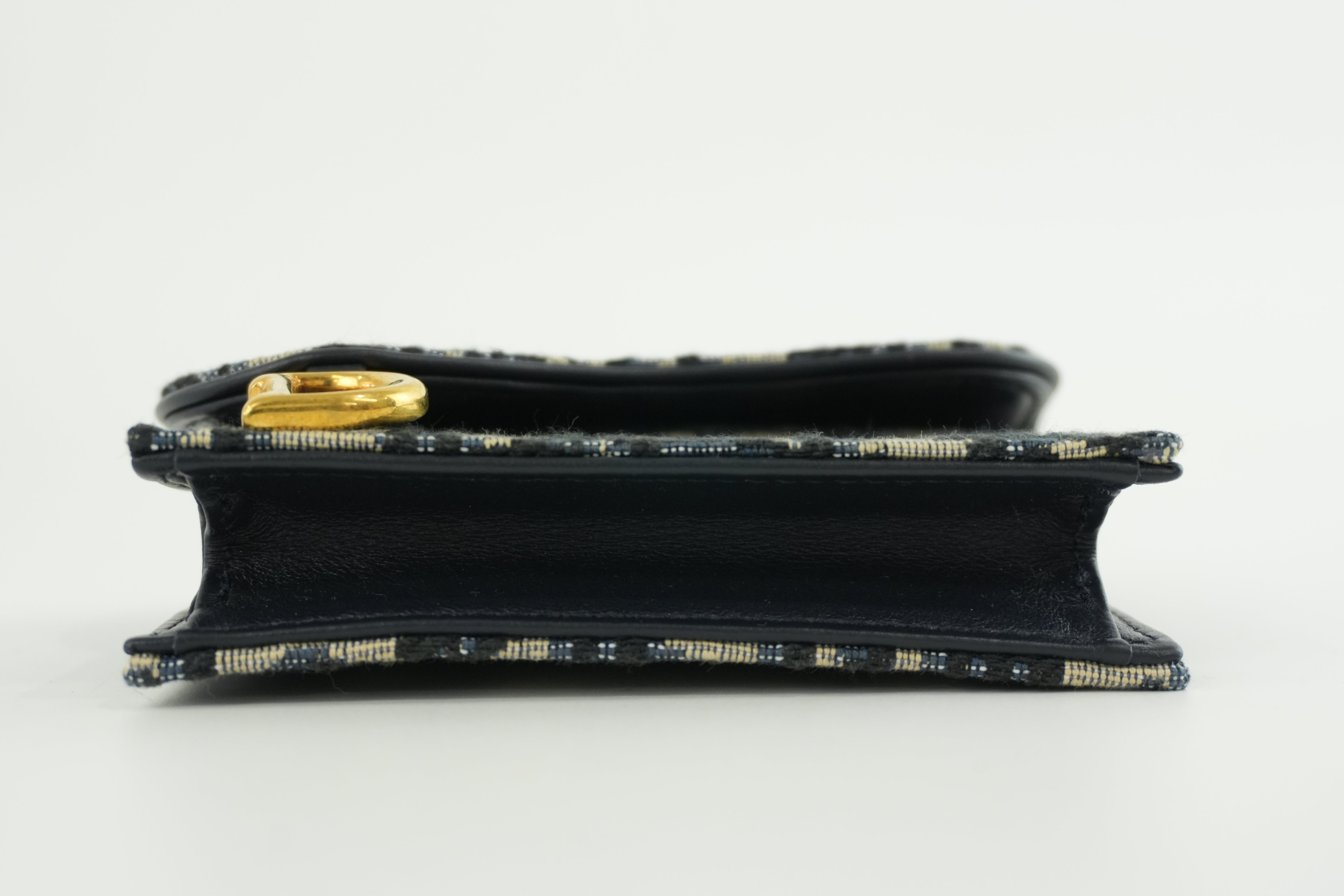 Christian Dior Oblique Compact Wallet Used
