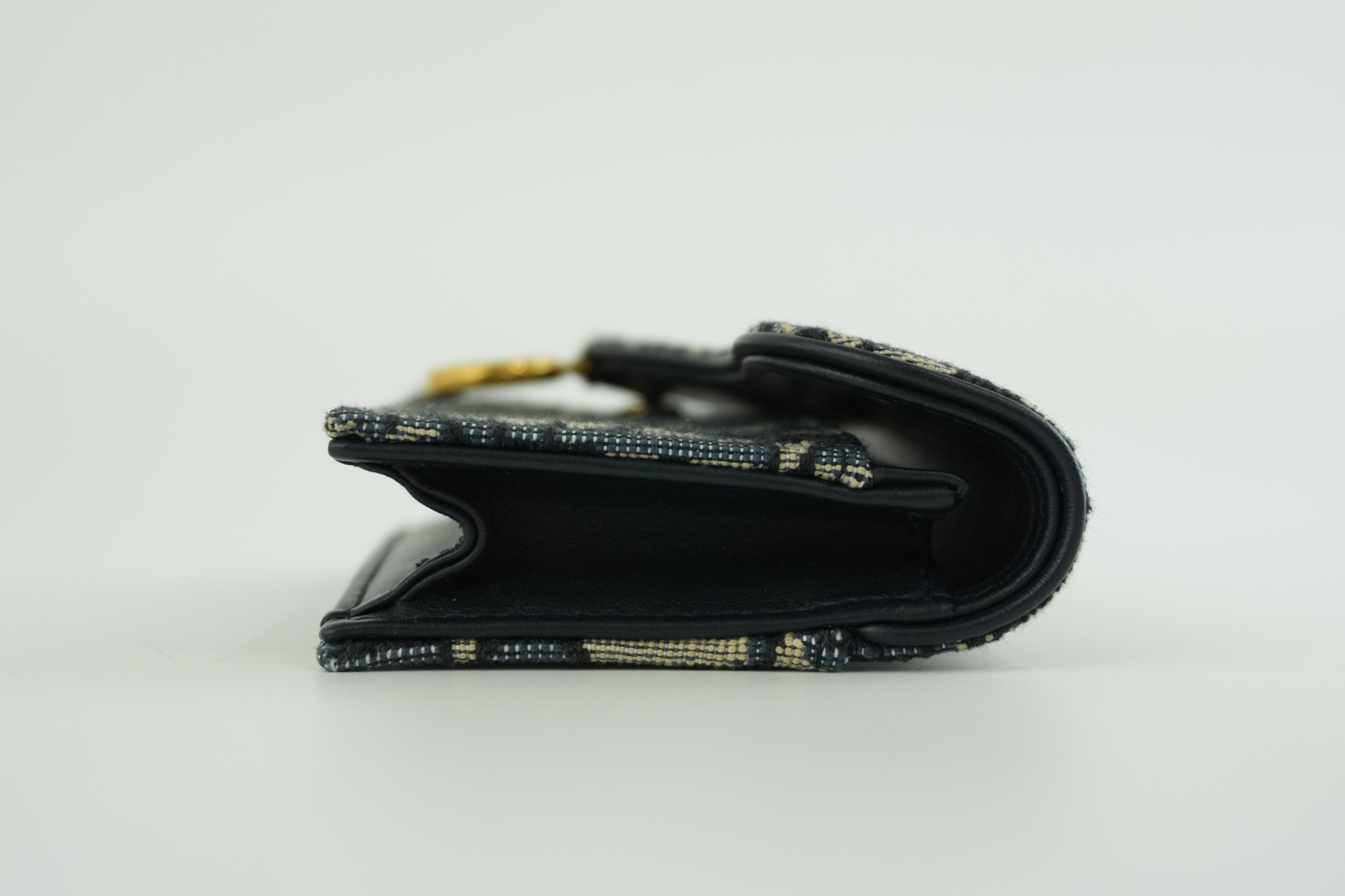 Christian Dior Oblique Compact Wallet Used