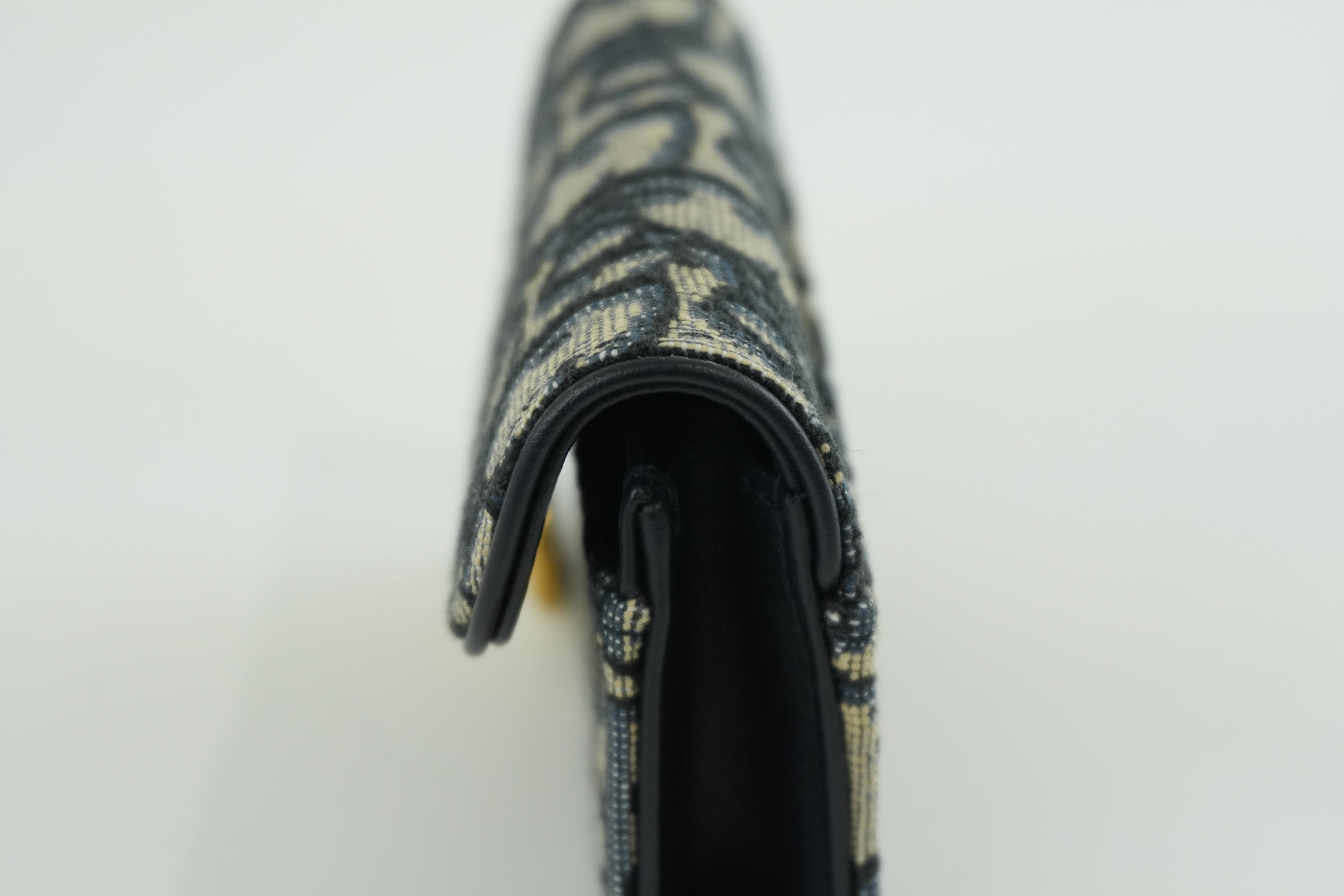 Christian Dior Oblique Compact Wallet Used