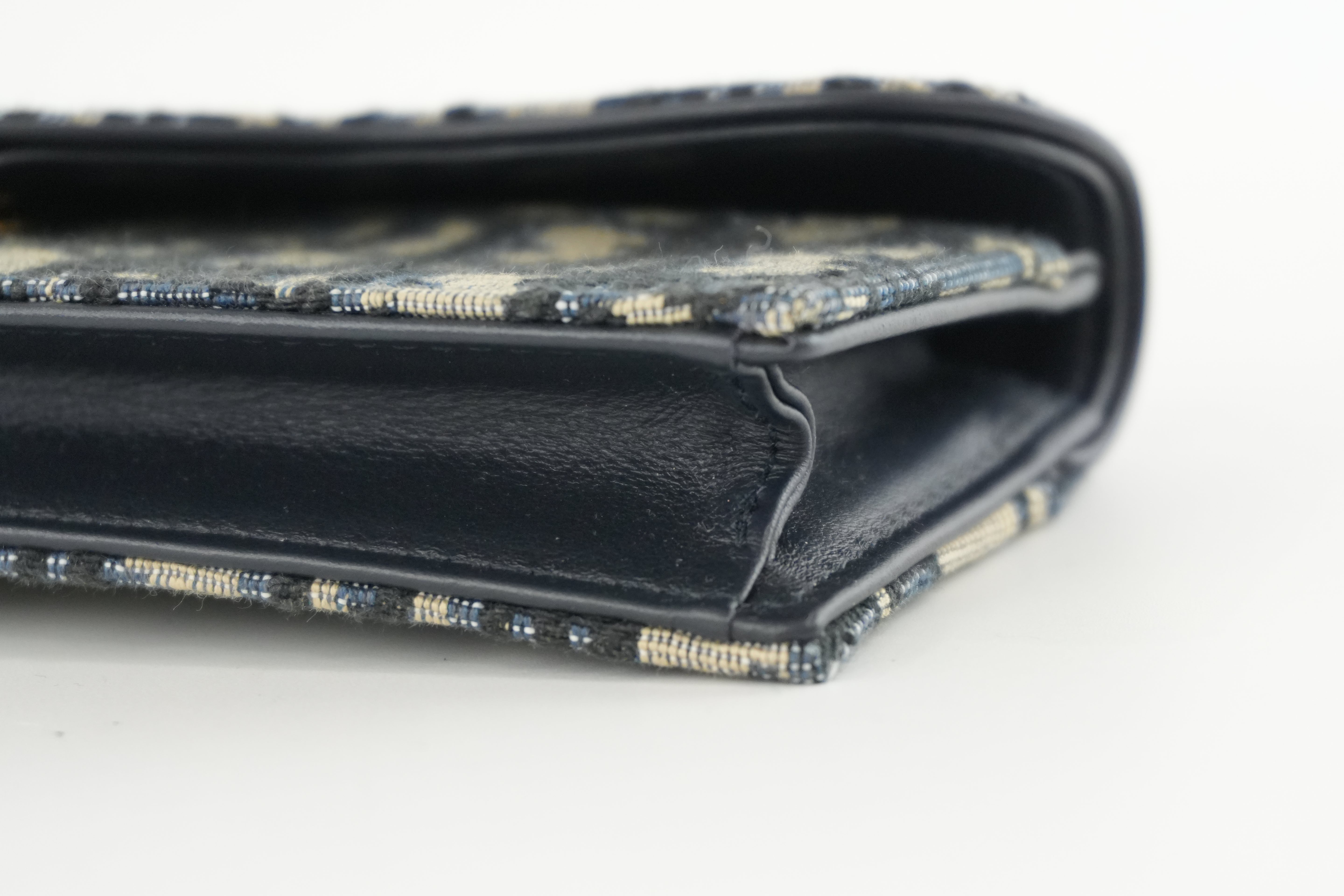 Christian Dior Oblique Compact Wallet Used