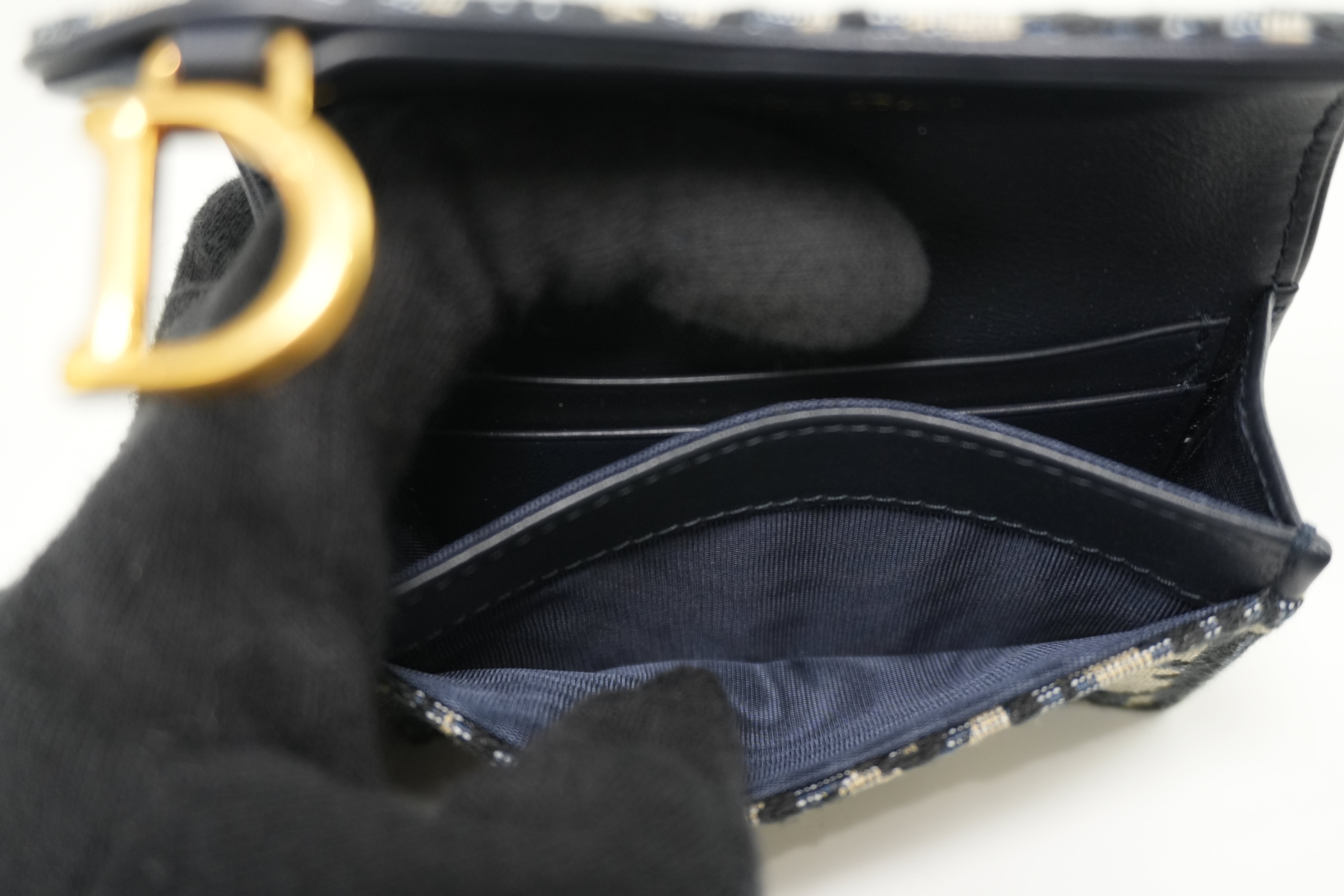 Christian Dior Oblique Compact Wallet Used