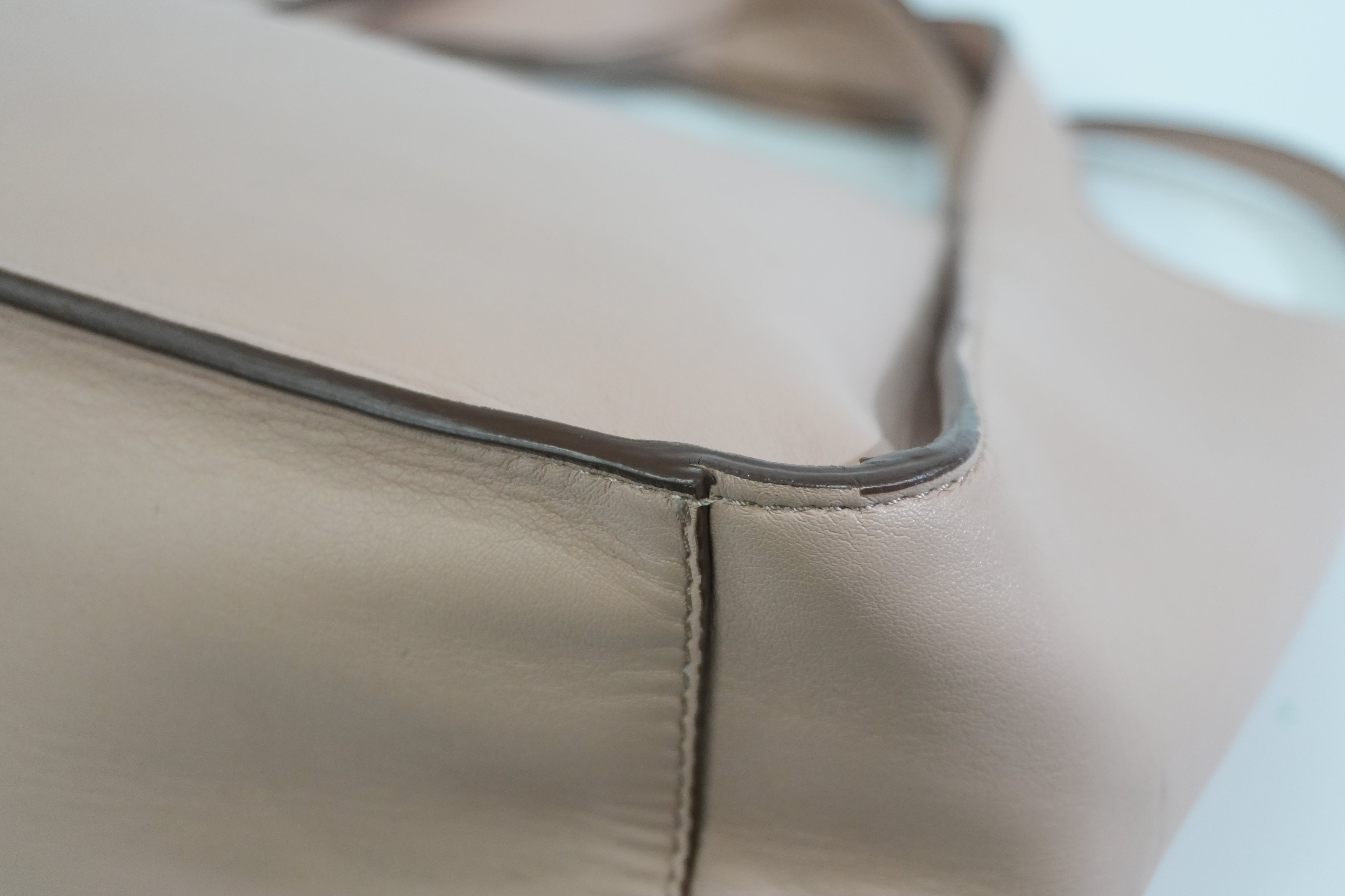 Pre-owned Stella McCartney Leather Logo Tote Bag Pink